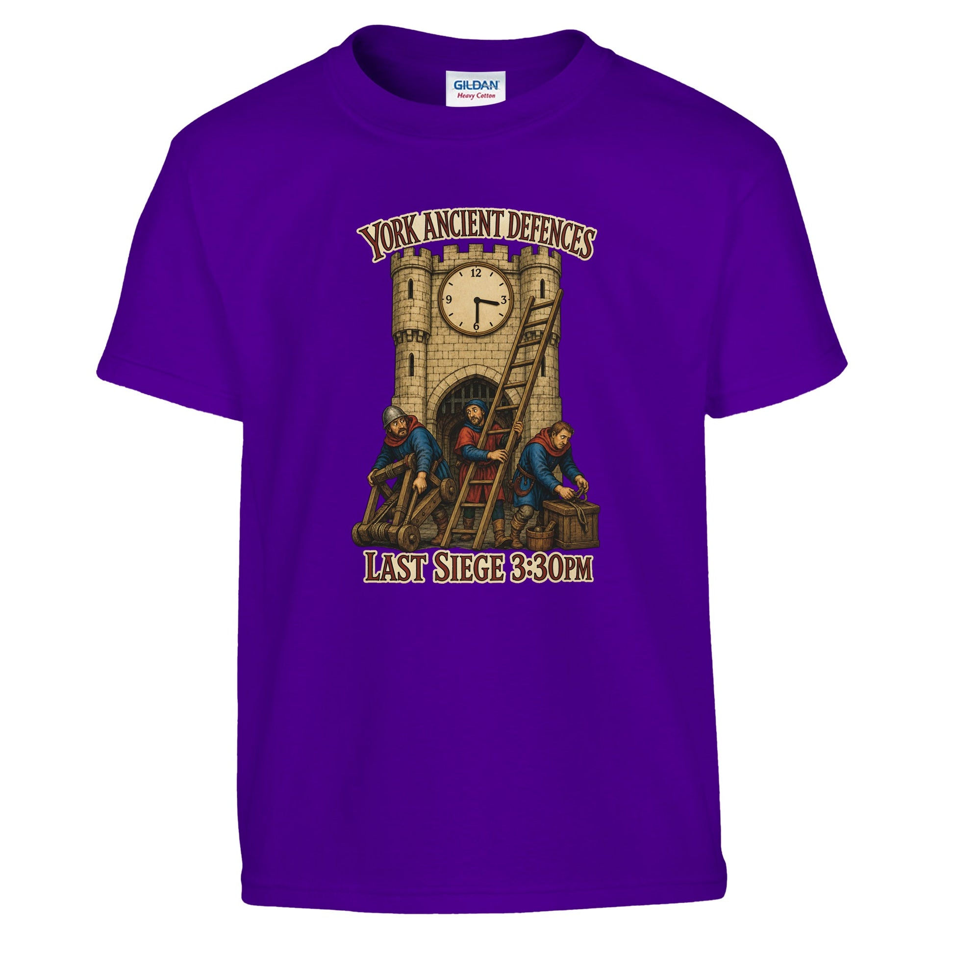 York Ancient Defences – Last Siege 3:30pm Kids' T-shirt — product view 6