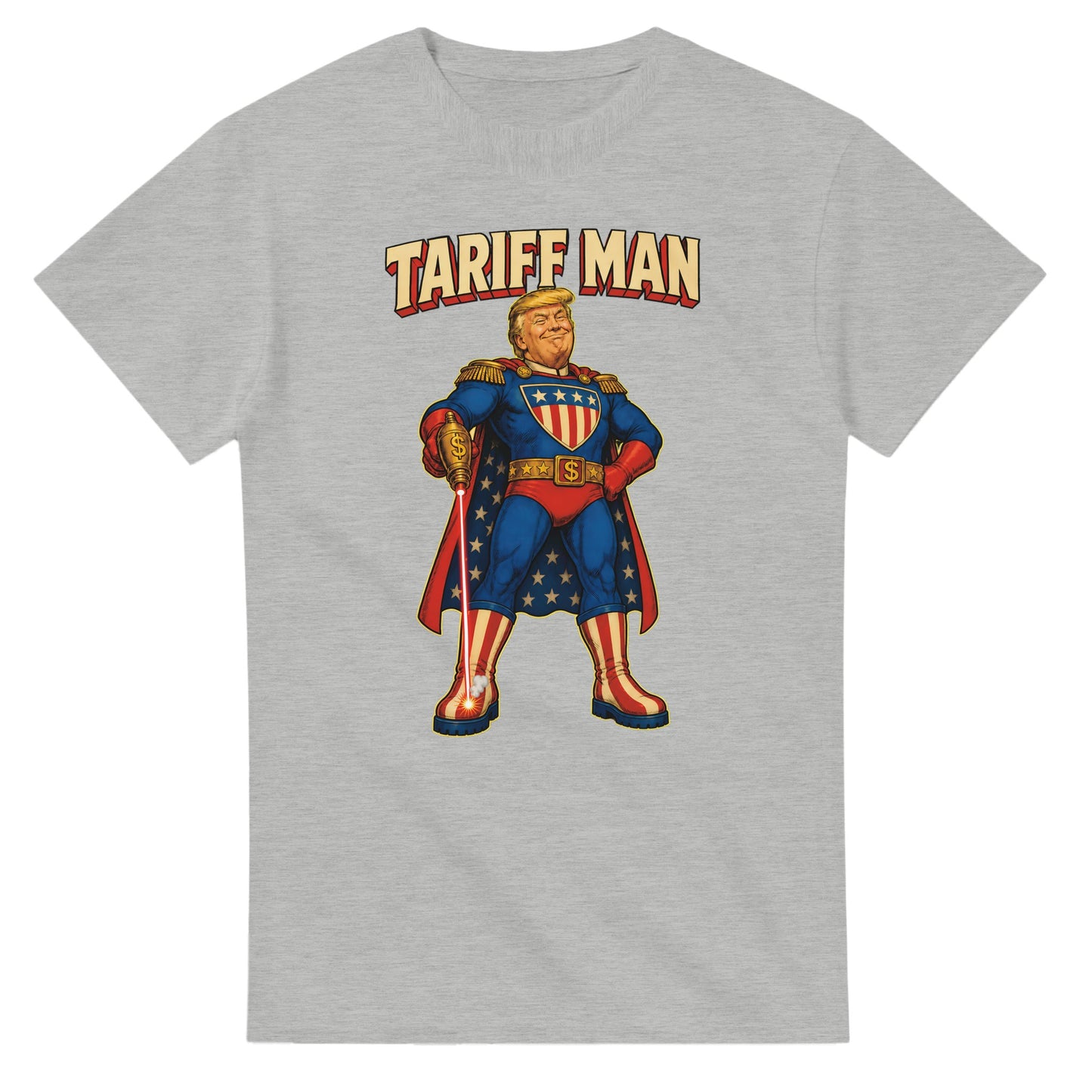 Tariff Man – Self-Shot Satire T-shirt — product view 6
