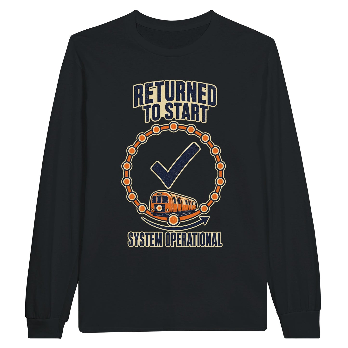 Glasgow Subway: System Operational Long-Sleeve T-shirt — product view 7
