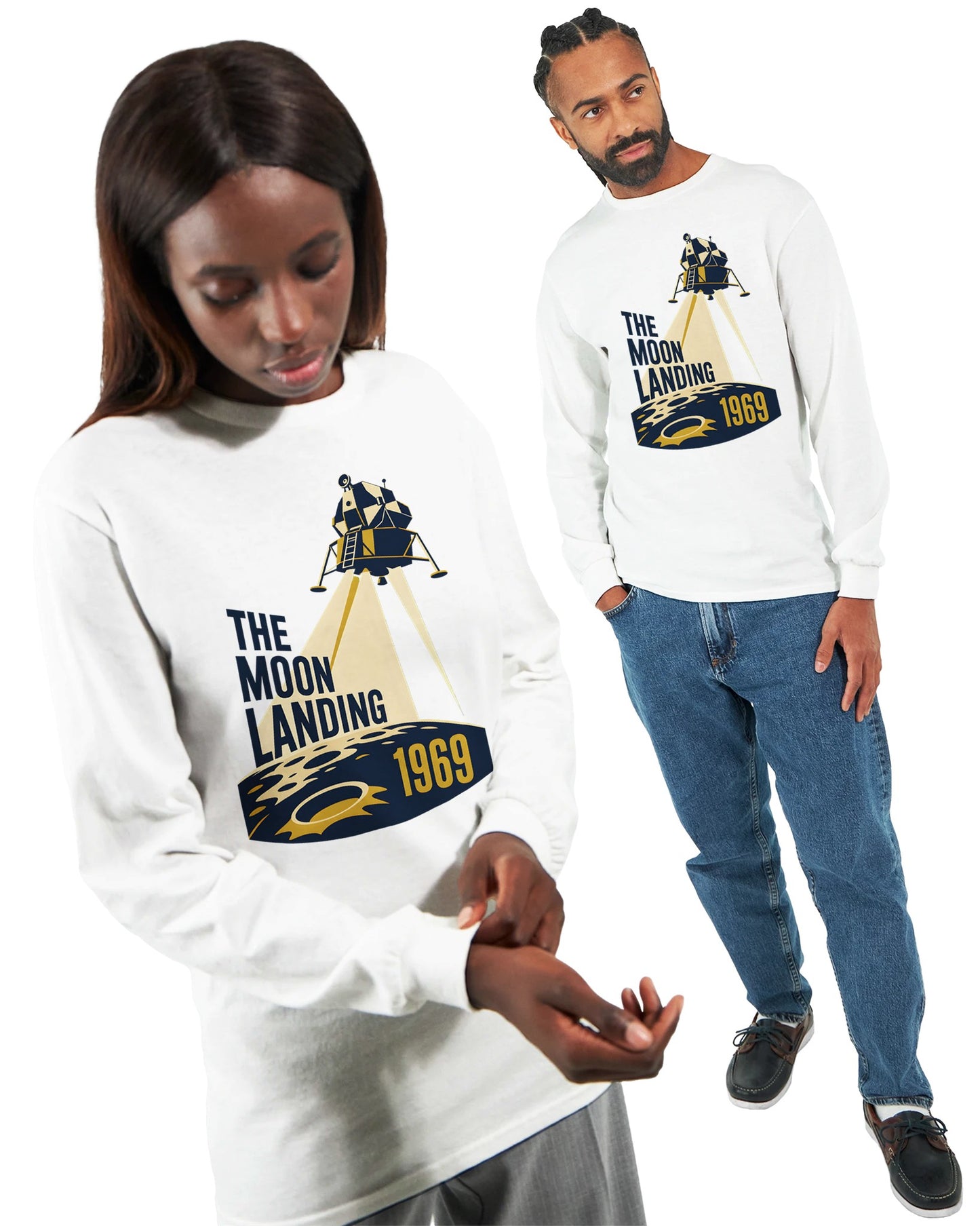 The Moon Landing — 1969 Long-Sleeve T-shirt — product view 15