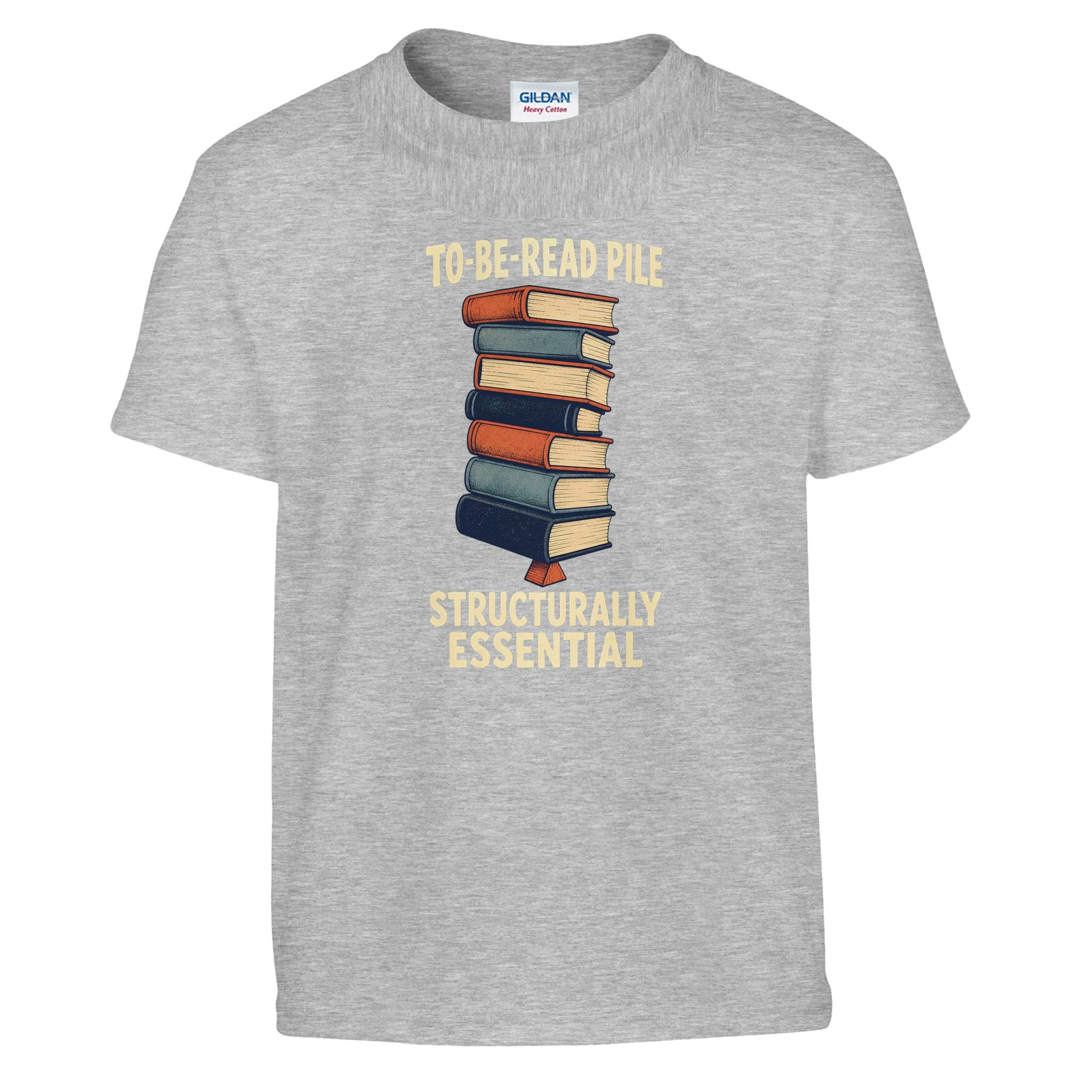 To-Be-Read Pile: Structurally Essential Book Graphic Kids' T-shirt — product view 4
