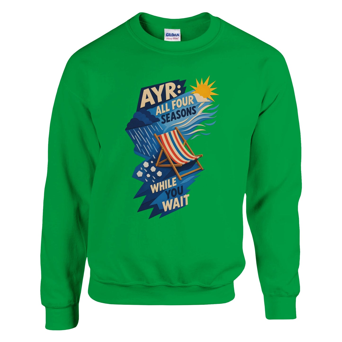 Ayr: All Four Seasons While You Wait Sweatshirt — product view 4
