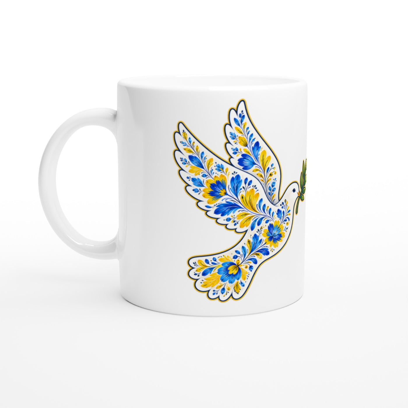 Ukraine Peace Dove Mug