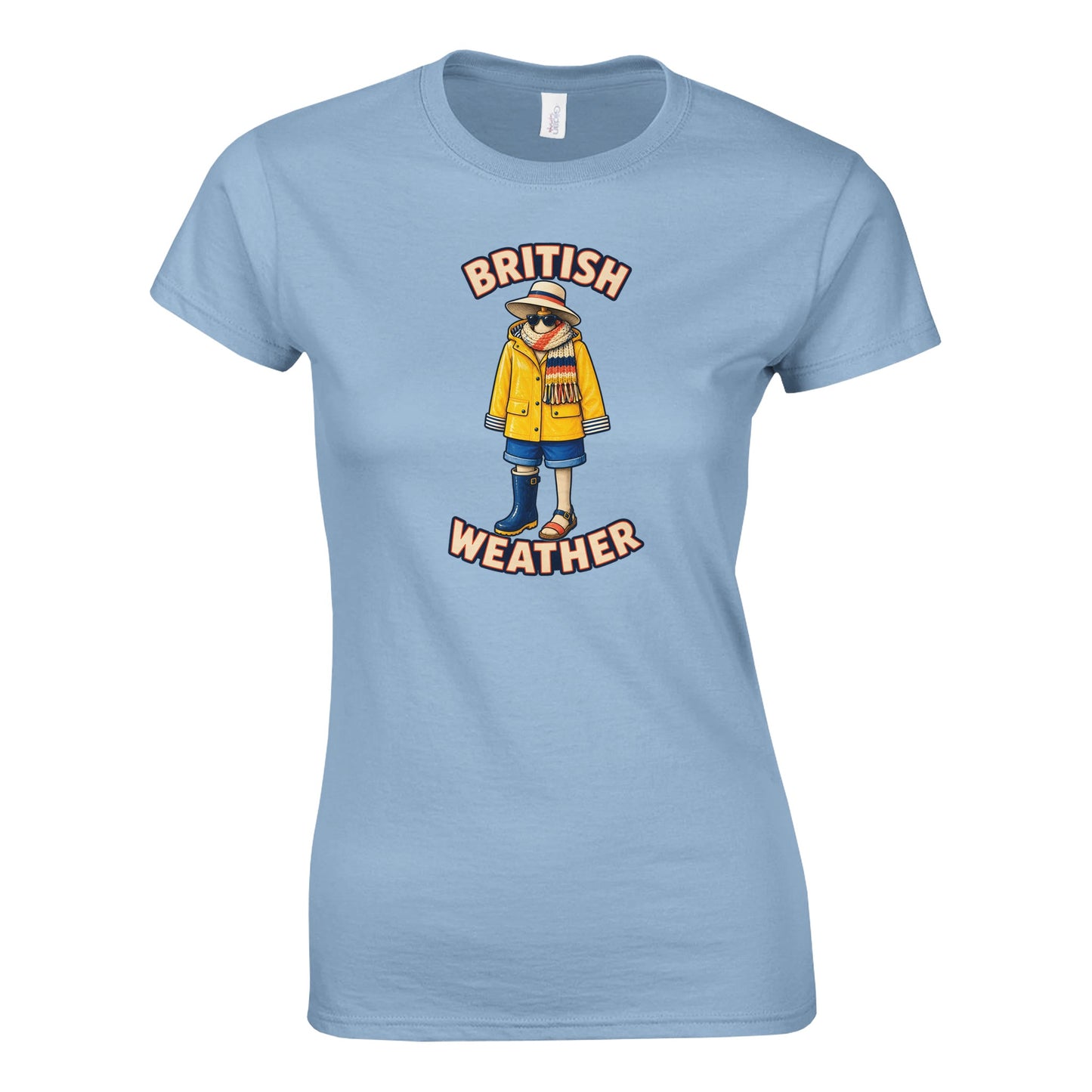 British Weather All-Weather Outfit Women's T-shirt — product view 3