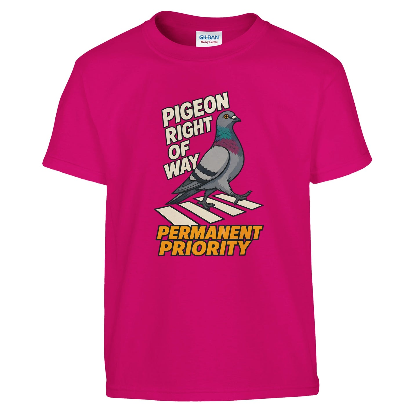 Pigeon Right of Way Kids' T-shirt — product view 10