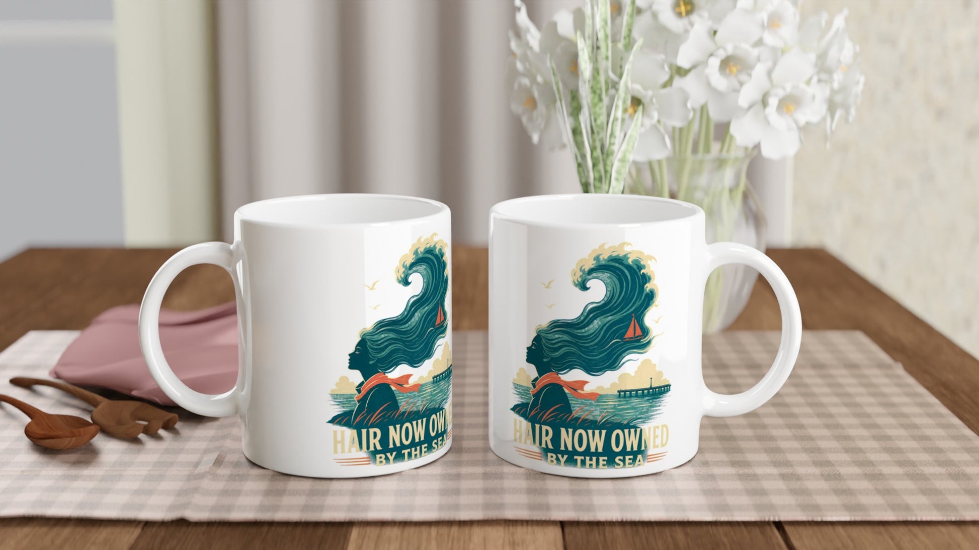 Hair Now Owned by the Sea Mug — product view 4