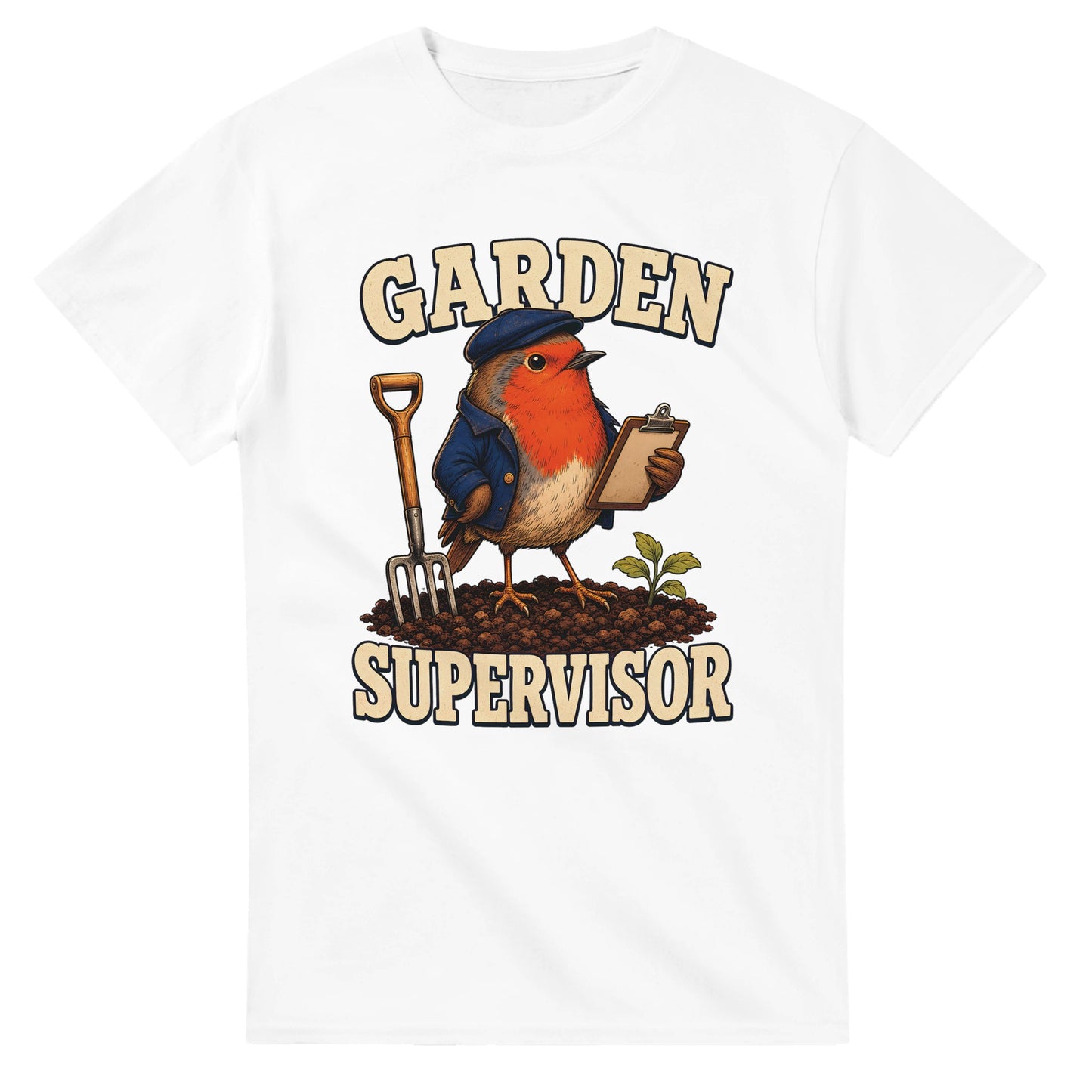 Garden Supervisor Robin T-shirt — product view 1
