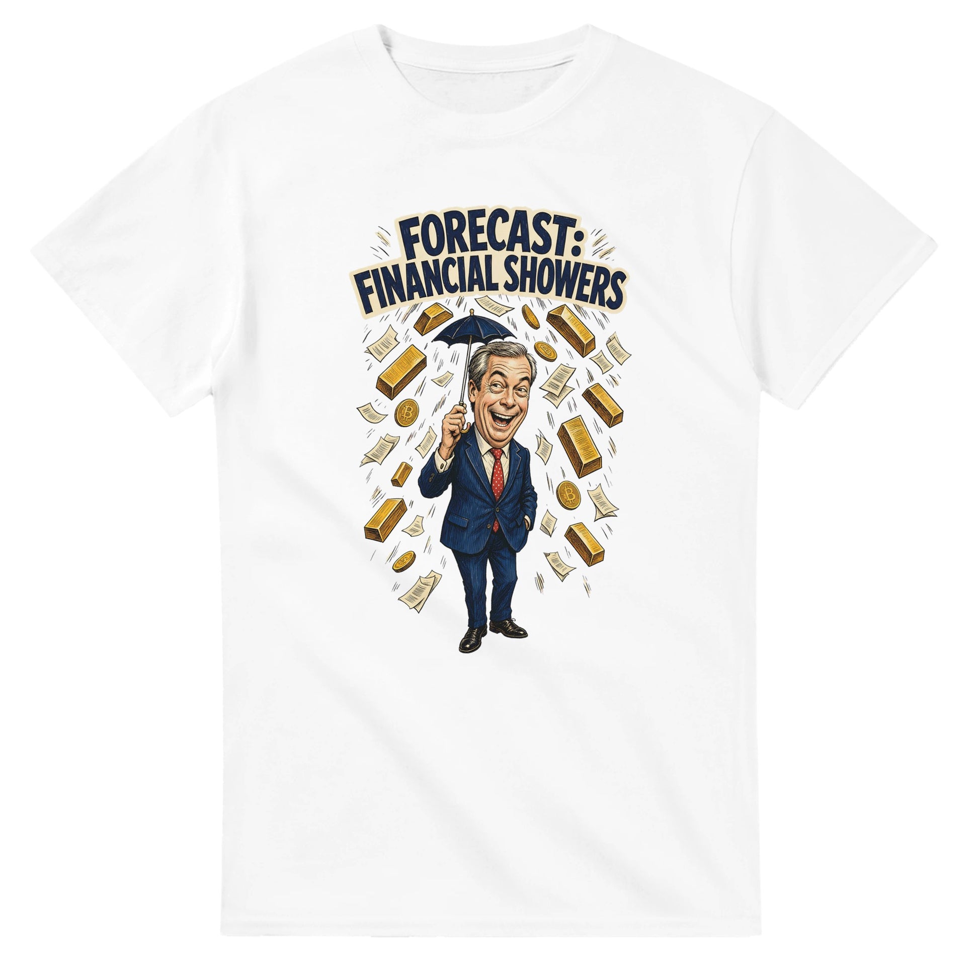 Forecast: Financial Showers T-shirt — product view 1