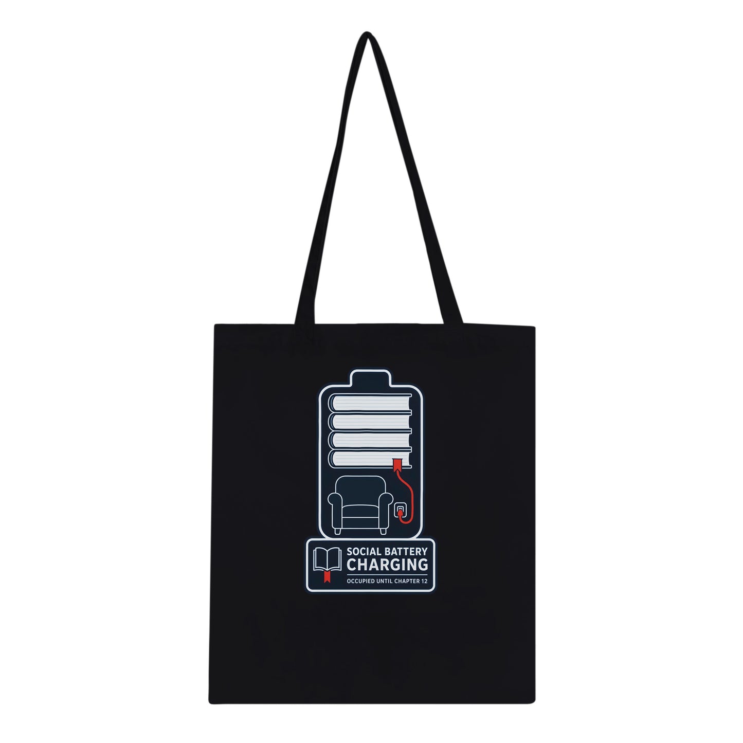 Social Battery Charging Tote Bag — product view 3