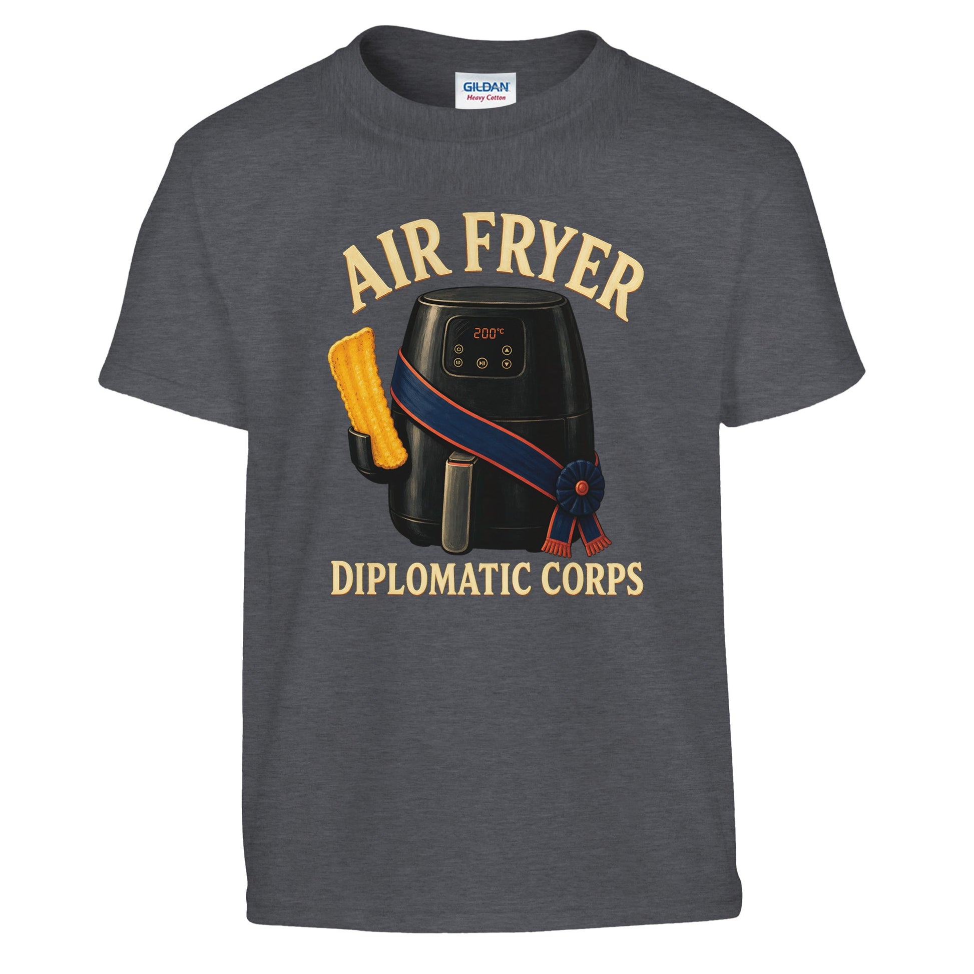 Air Fryer Diplomatic Corps Kids' T-shirt — product view 12
