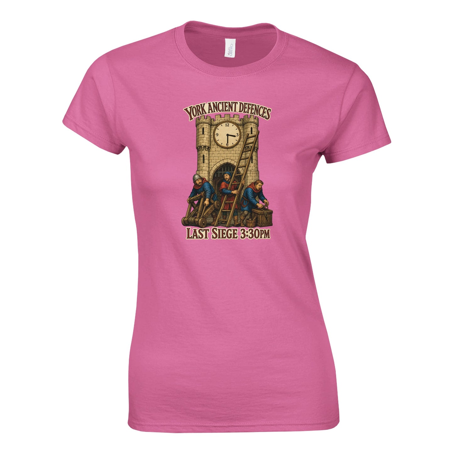 York Ancient Defences – Last Siege 3:30pm Women's T-shirt — product view 4