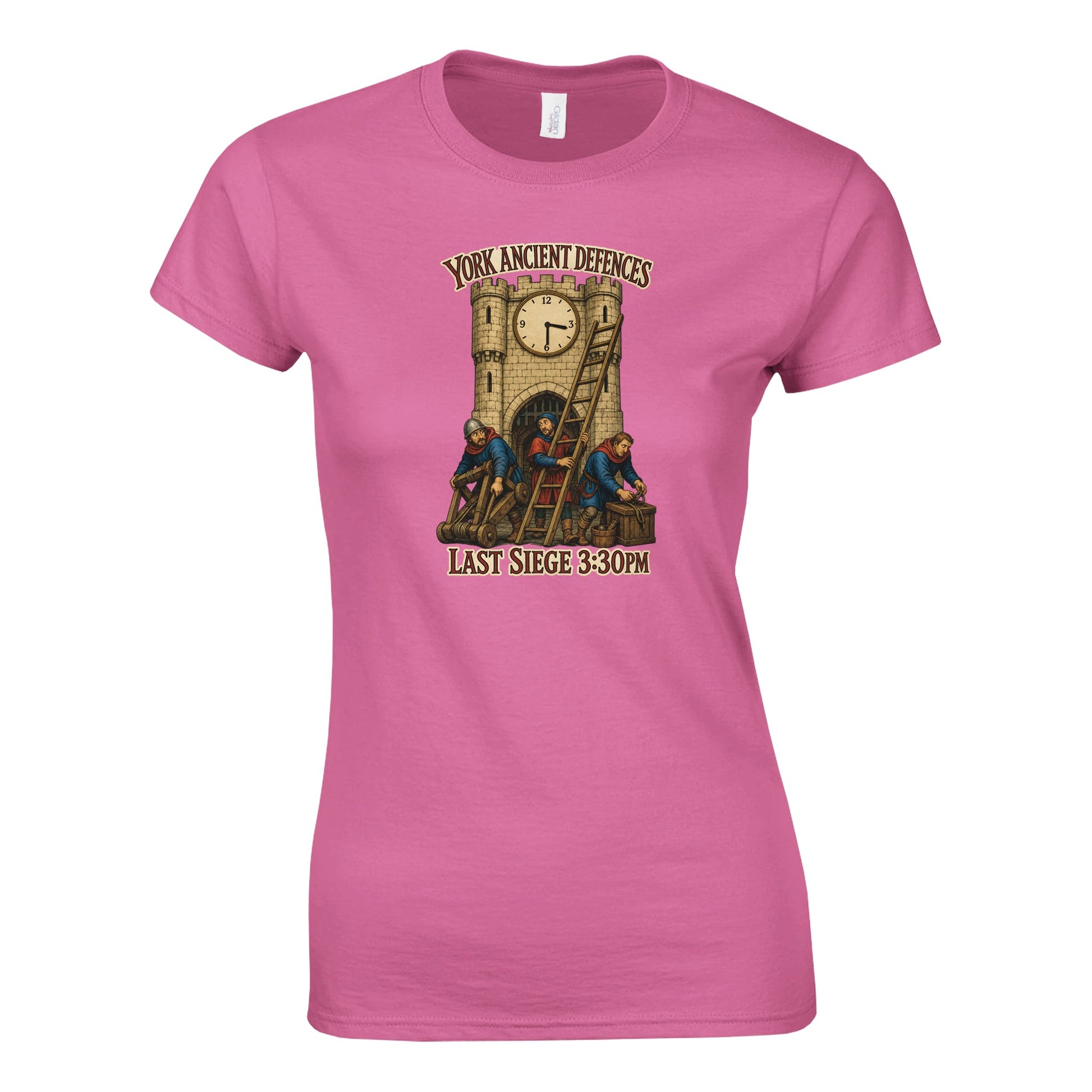 York Ancient Defences – Last Siege 3:30pm Women's T-shirt — product view 4