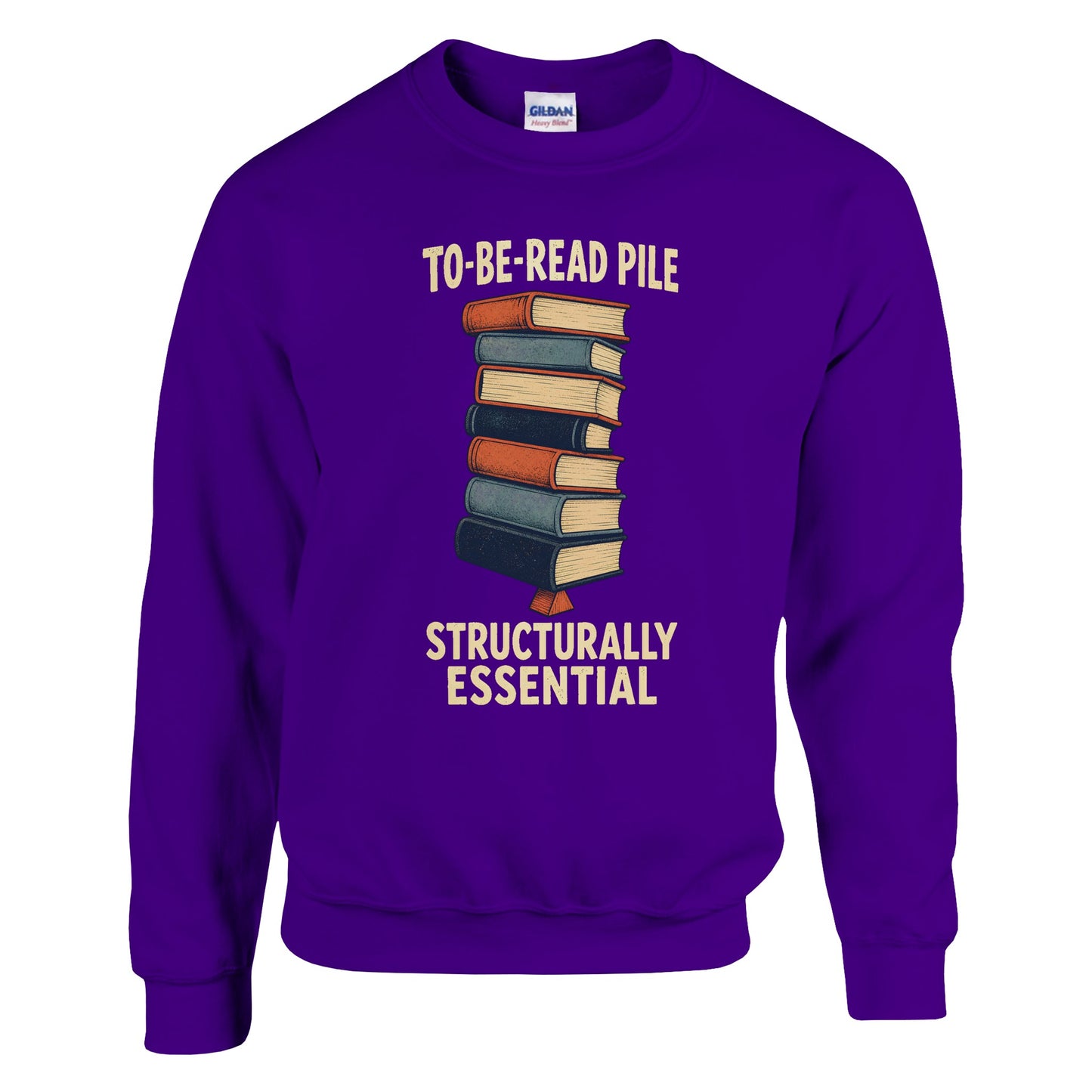 To-Be-Read Pile: Structurally Essential Book Graphic Sweatshirt — product view 11