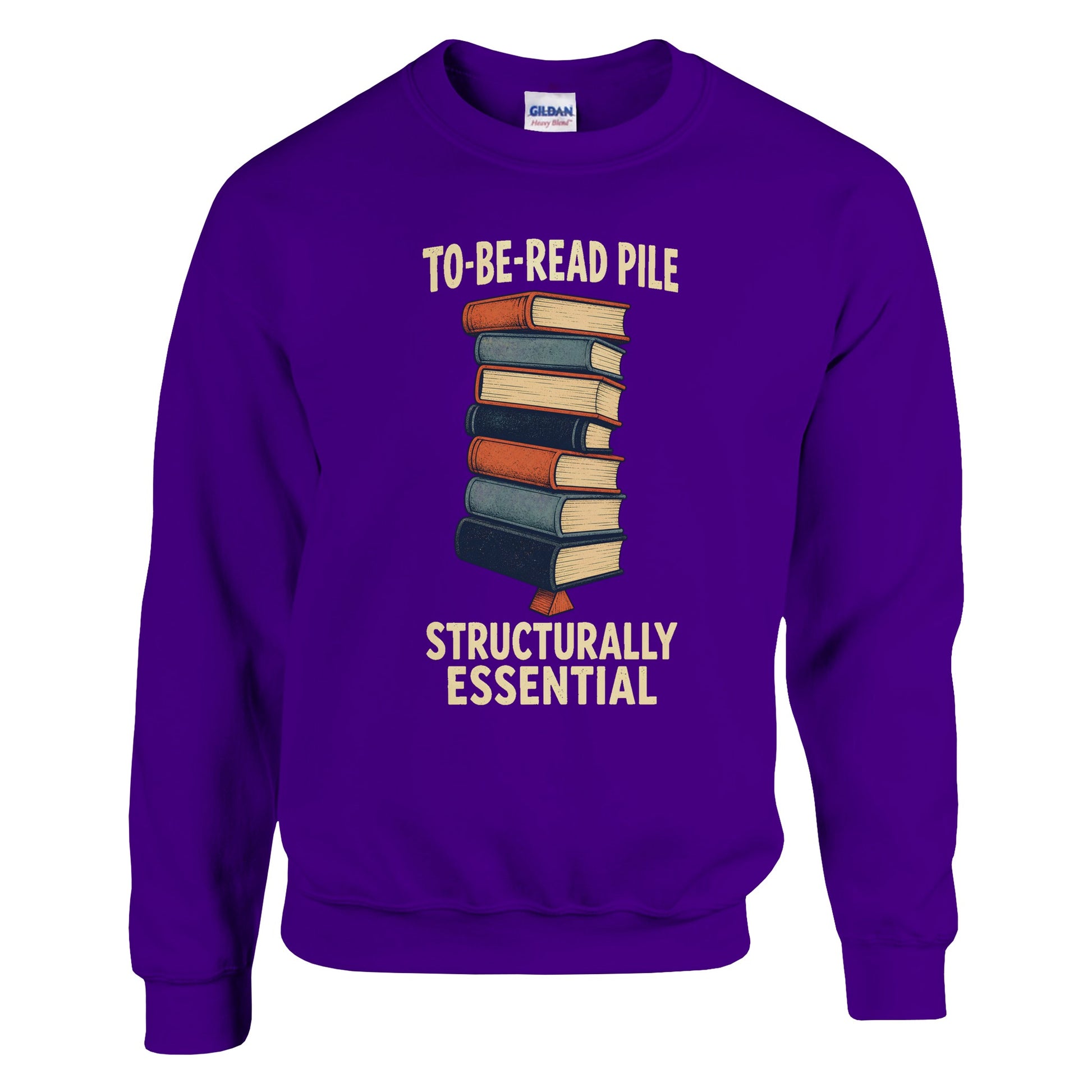 To-Be-Read Pile: Structurally Essential Book Graphic Sweatshirt — product view 11
