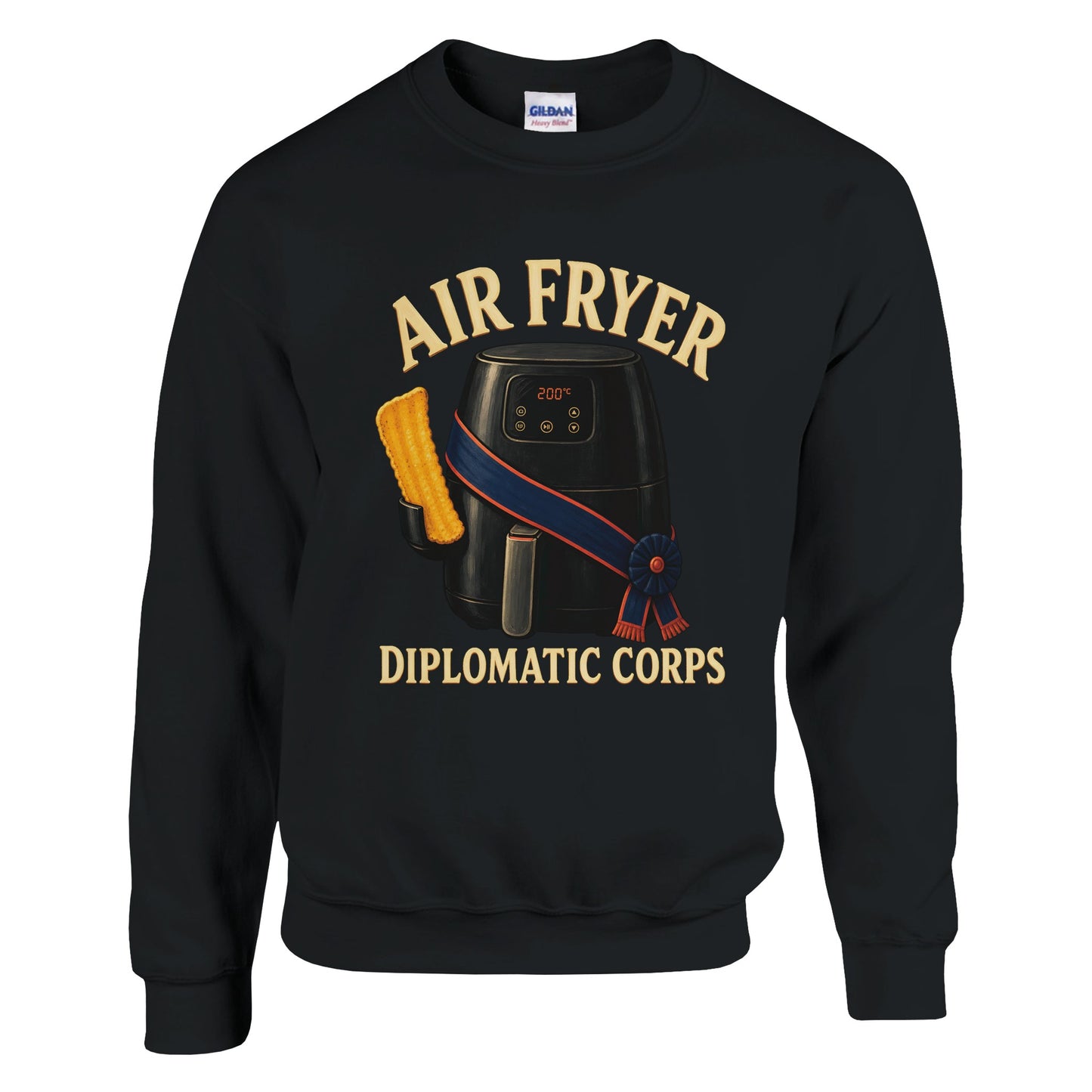 Air Fryer Diplomatic Corps Sweatshirt — product view 5