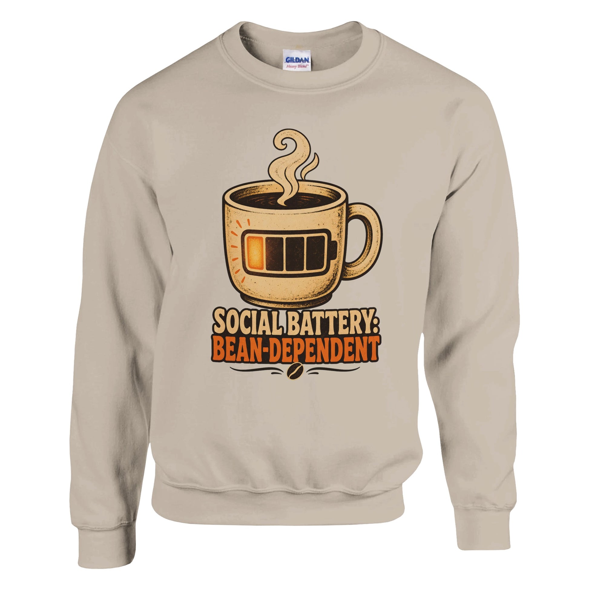 Social Battery: Bean-Dependent Graphic Sweatshirt — product view 14