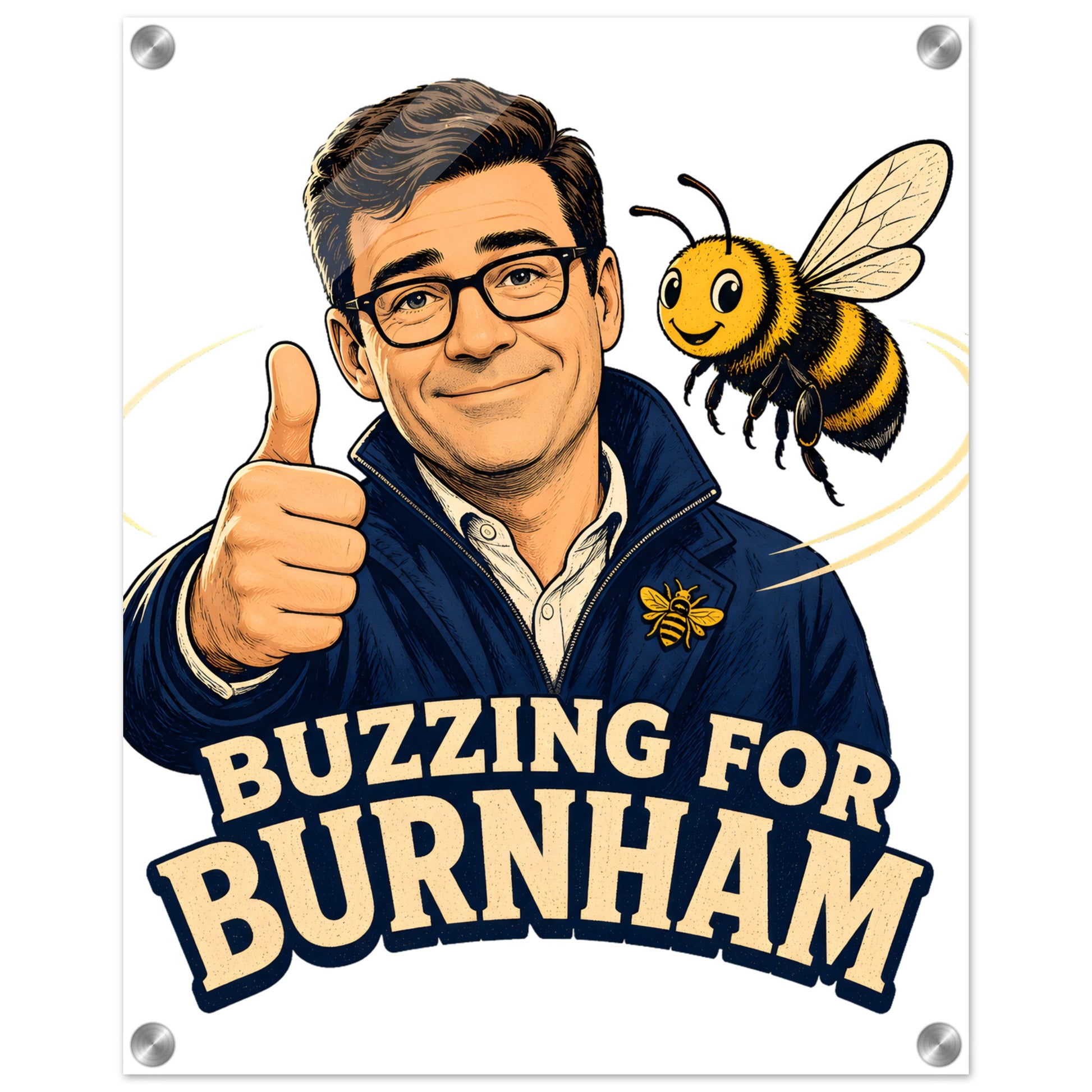 Buzzing for Burnham Acrylic Print — product view 2