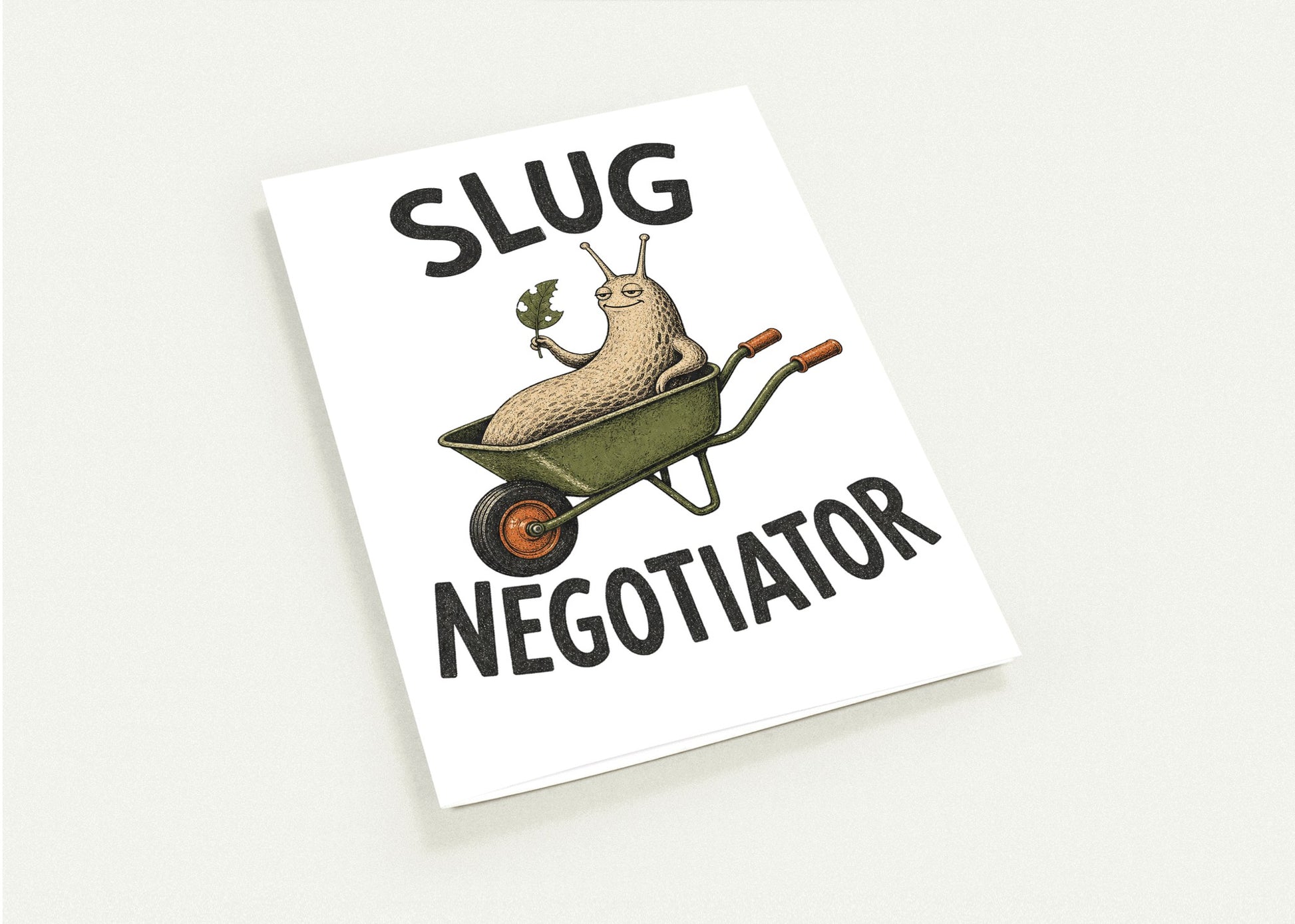 Slug Negotiator Garden Graphic Greeting Card Pack — product view 4