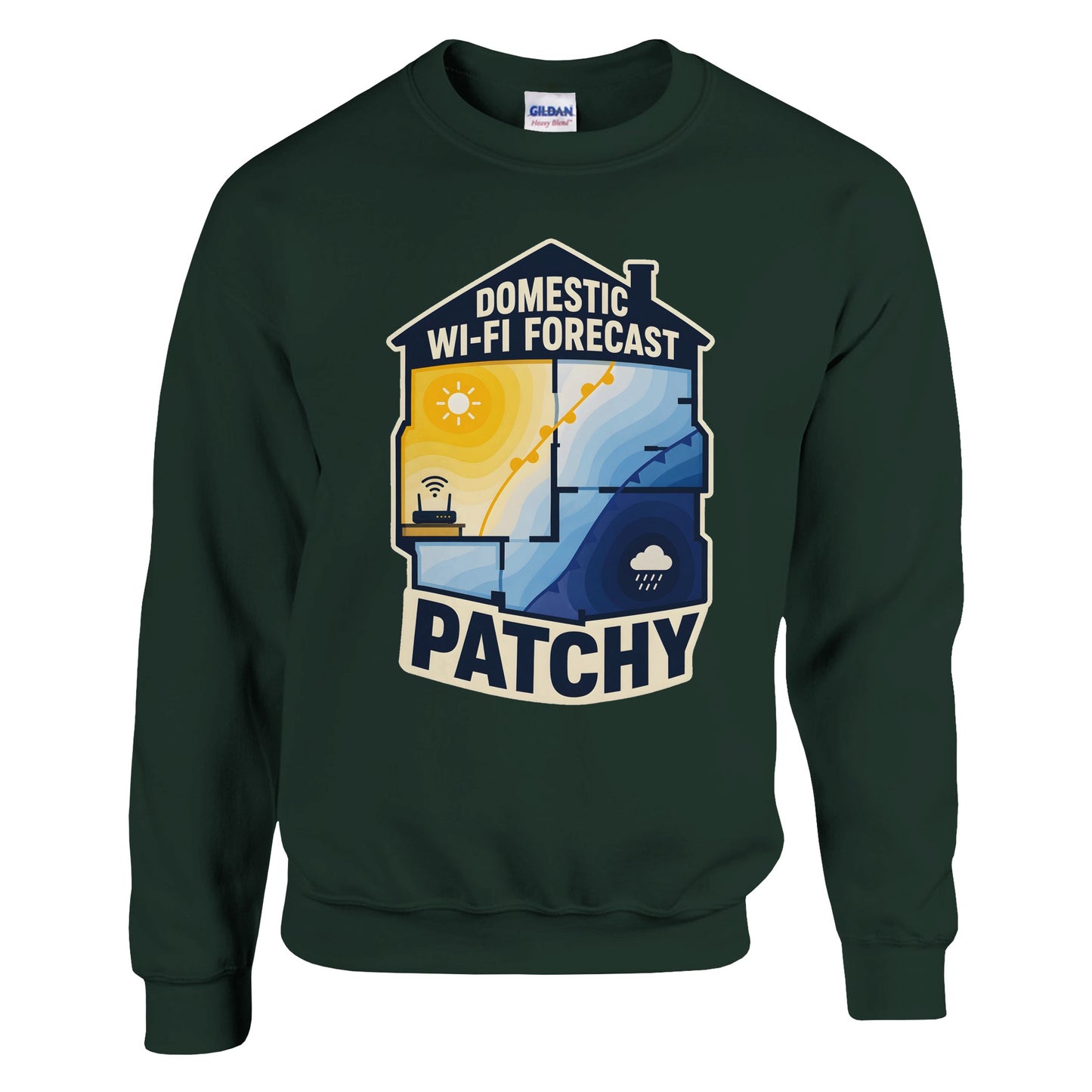 Domestic Wi-Fi Forecast Patchy Sweatshirt — product view 4