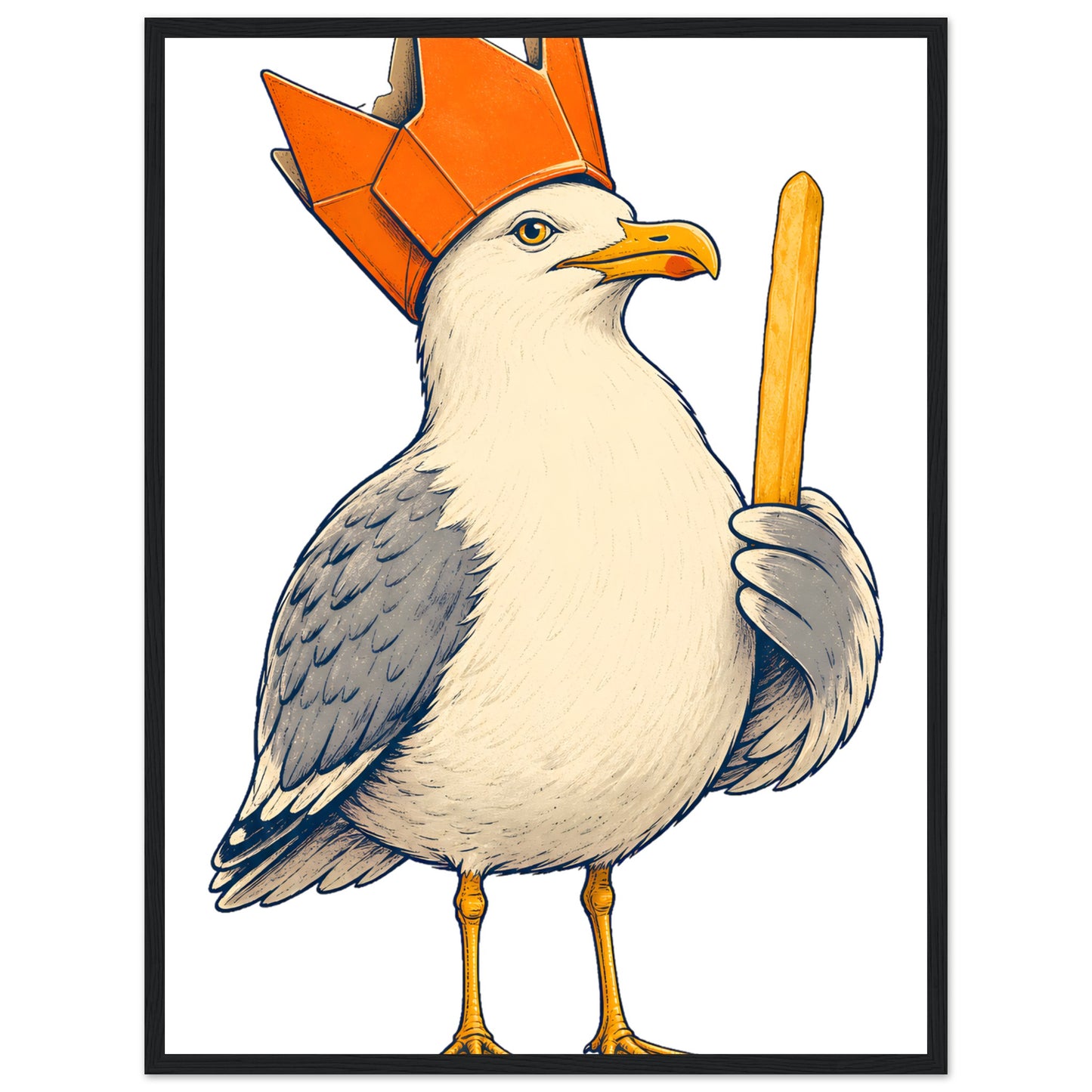 The Chip Crown Gull Framed Wall Art — product view 4
