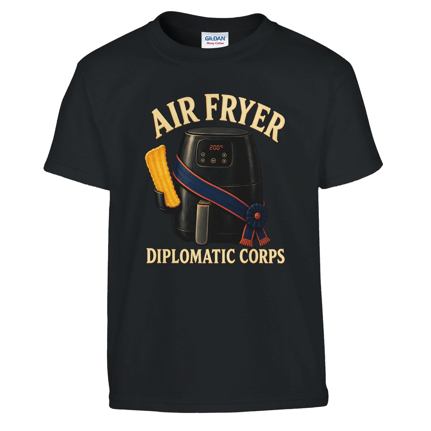 Air Fryer Diplomatic Corps Kids' T-shirt — product view 2