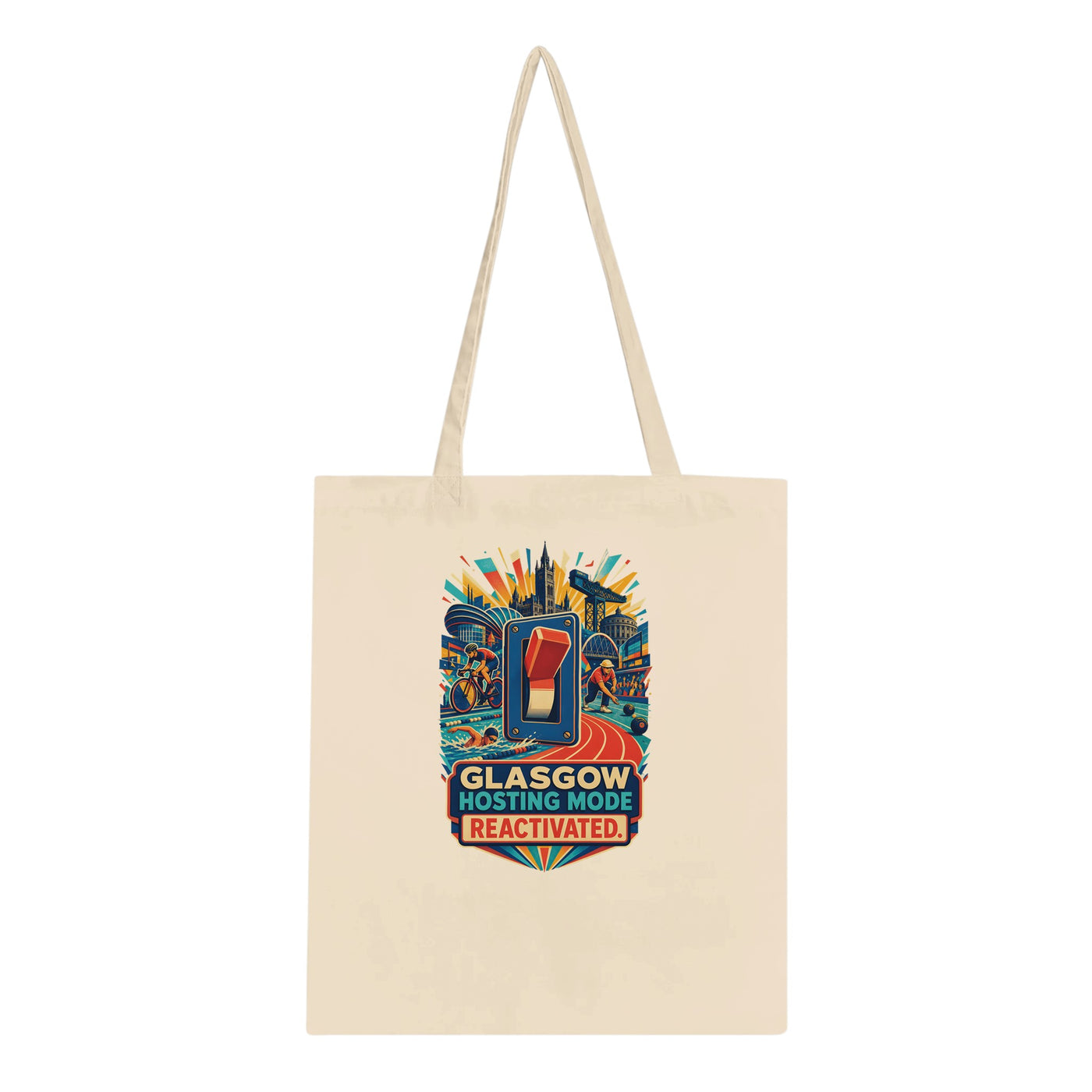 Glasgow Hosting Mode — Reactivated Tote Bag