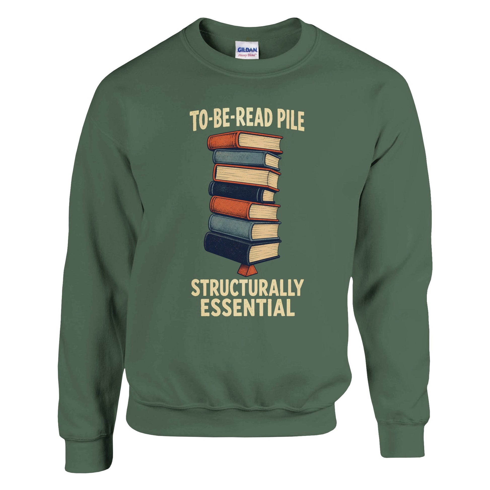To-Be-Read Pile: Structurally Essential Book Graphic Sweatshirt — product view 17