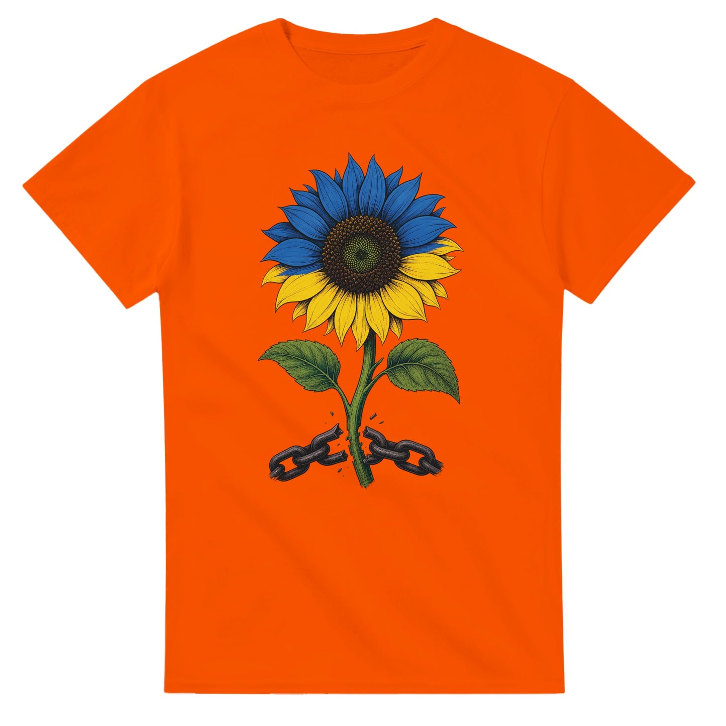 Ukraine Freedom Sunflower T-shirt — product view 7