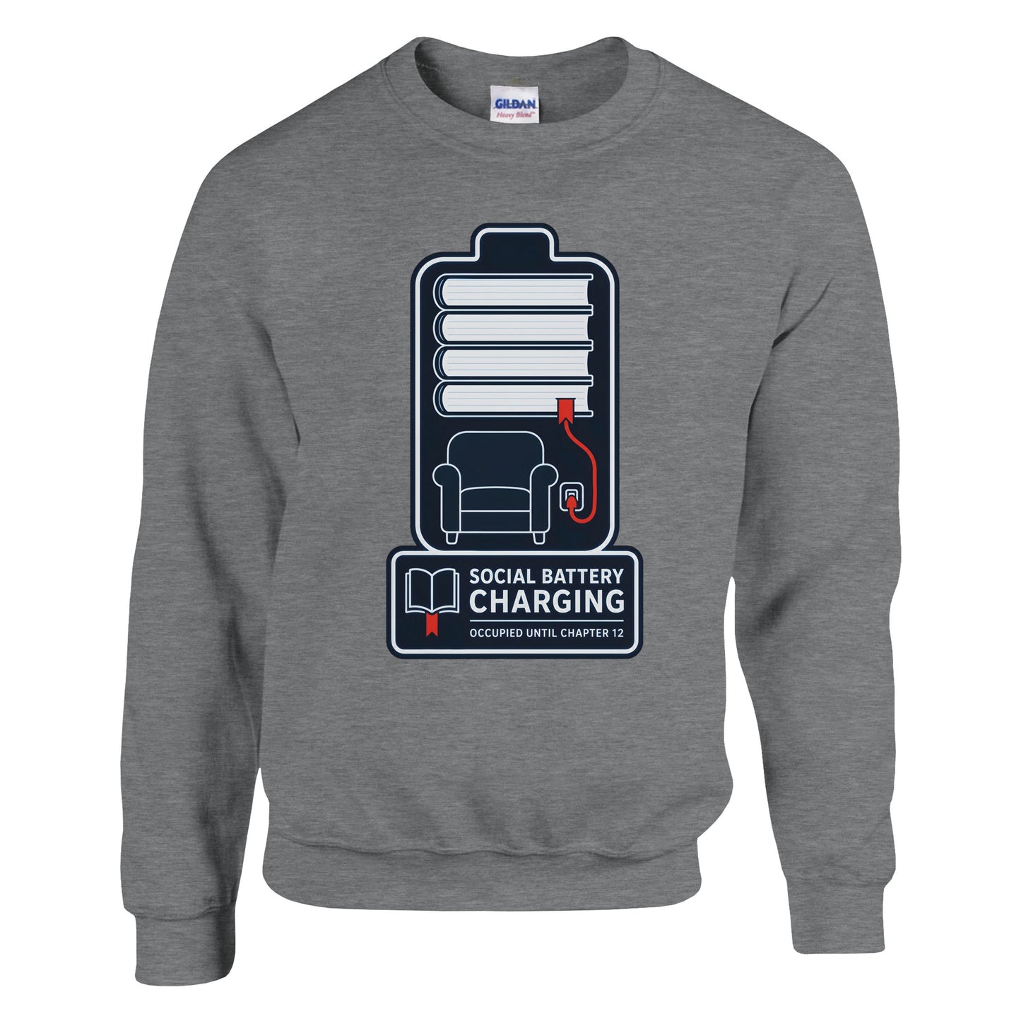 Social Battery Charging Sweatshirt — product view 16