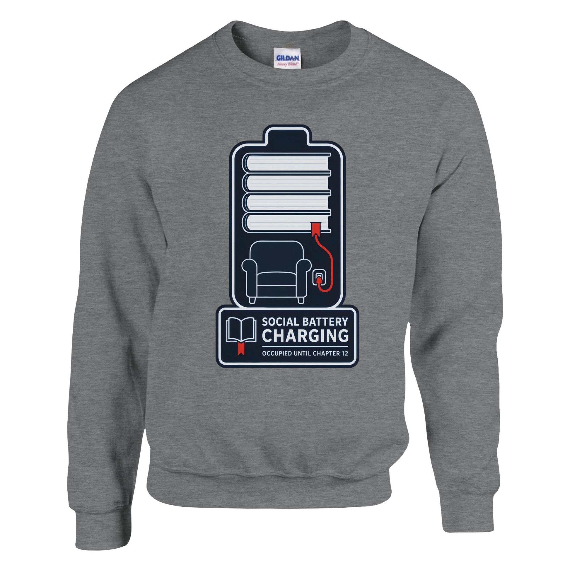 Social Battery Charging Sweatshirt — product view 16