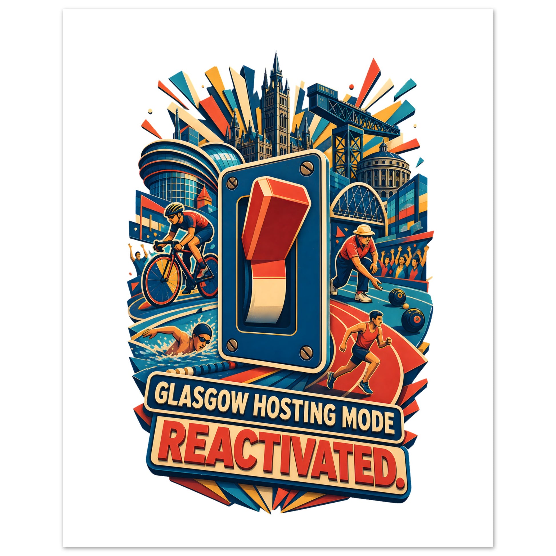 Glasgow Hosting Mode — Reactivated Poster — product view 3