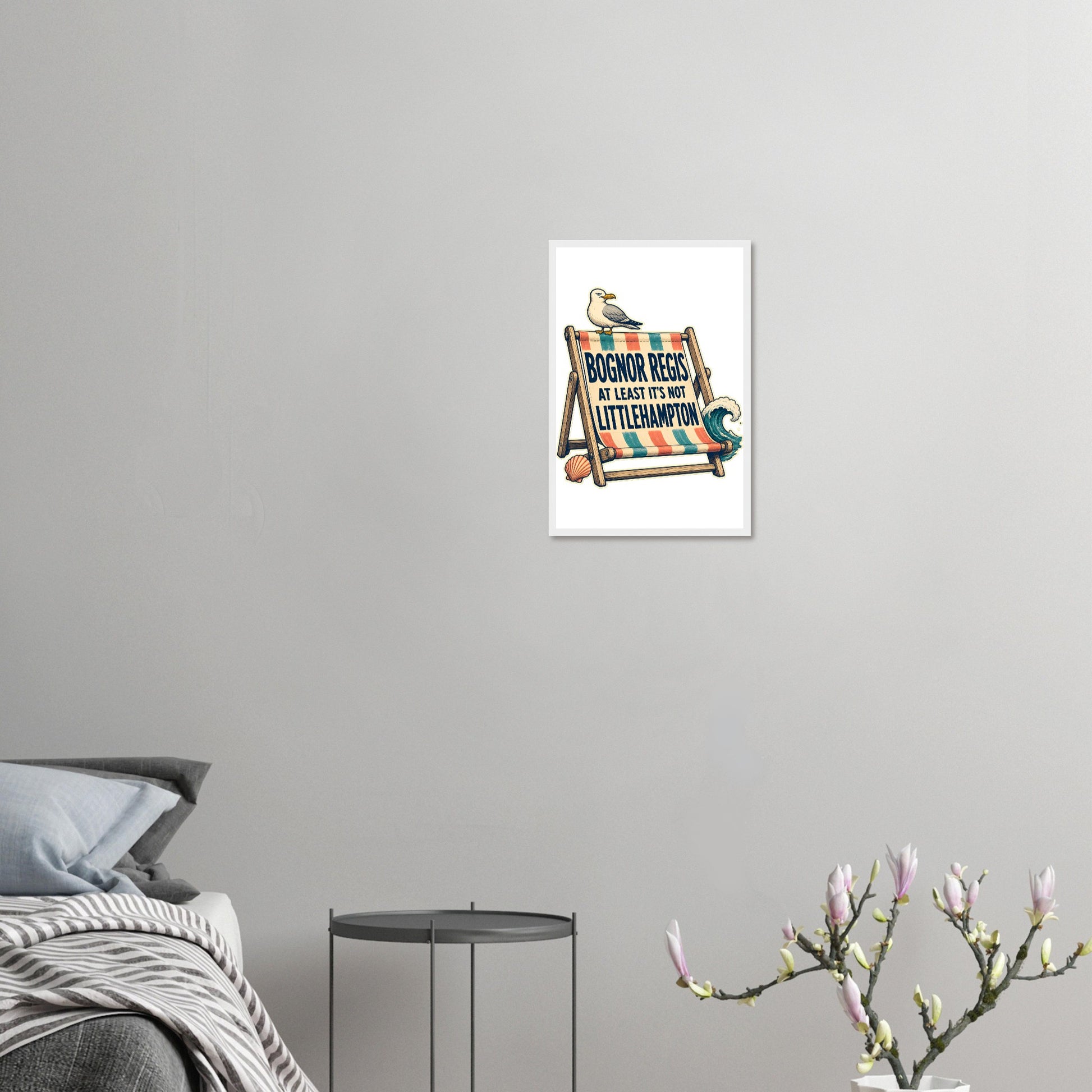Bognor Regis — At Least It's Not Littlehampton Framed Wall Art — product view 10