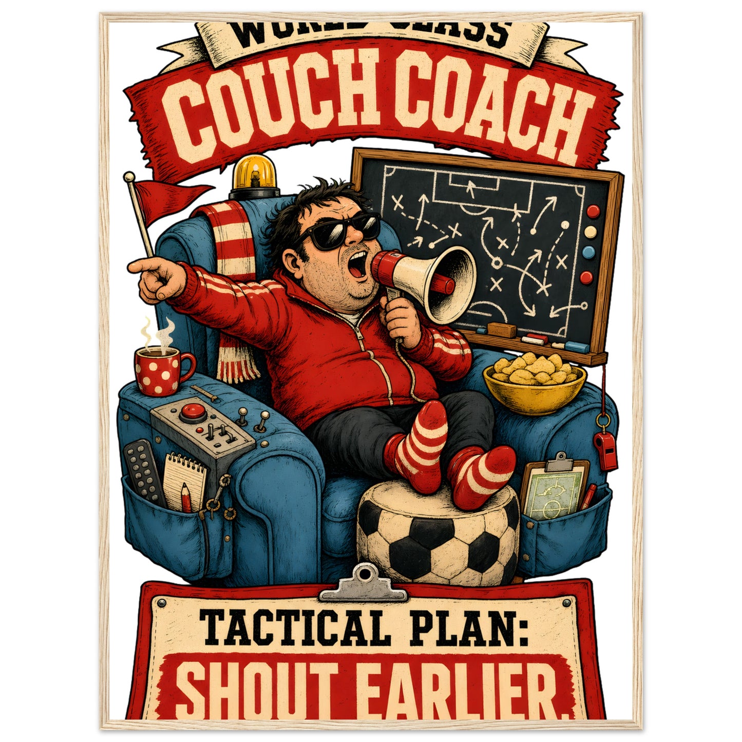 World-Class Couch Coach Framed Wall Art — product view 5