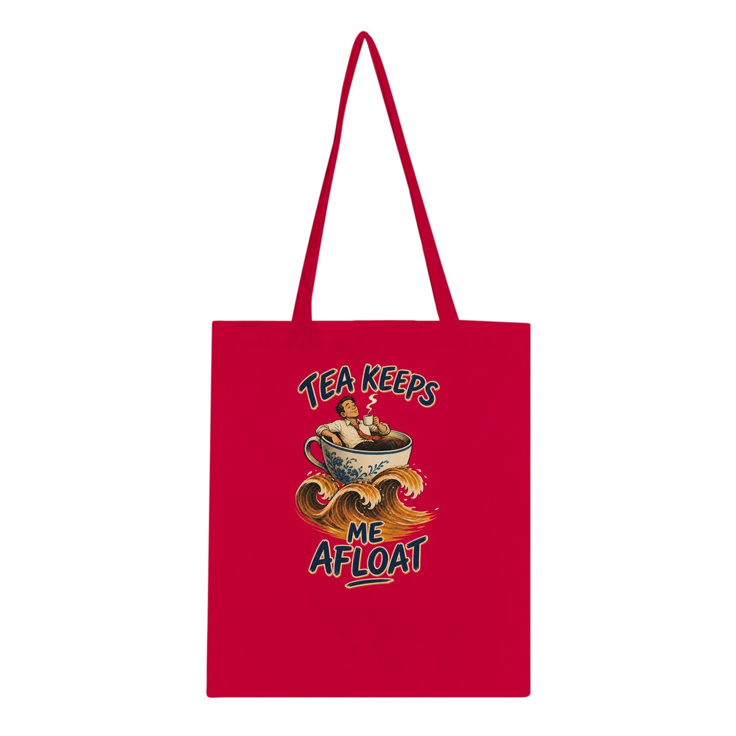 Tea Keeps Me Afloat Tote Bag — product view 4