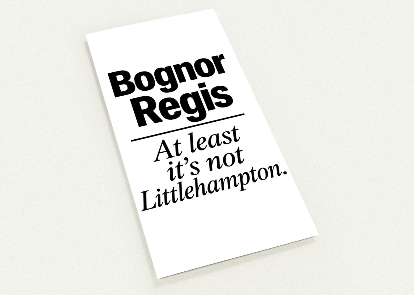 Bognor Regis — At Least It's Not Littlehampton Postcard Pack