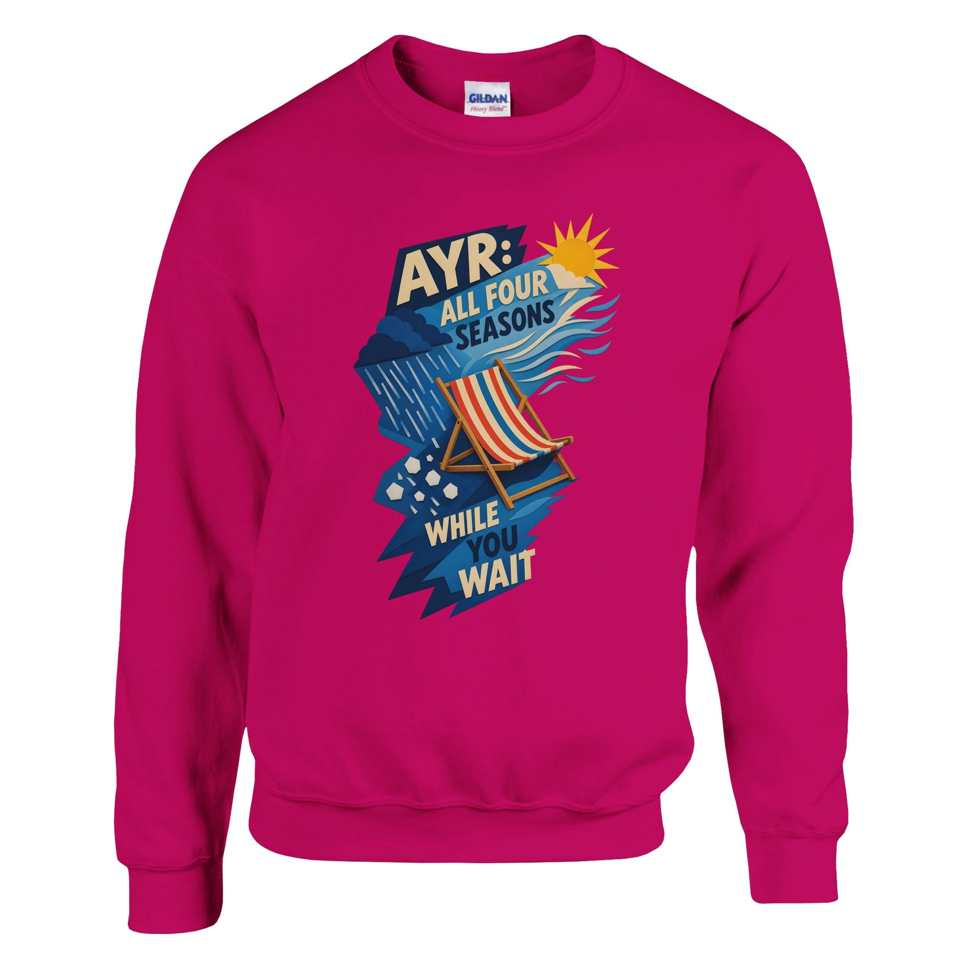 Ayr: All Four Seasons While You Wait Sweatshirt — product view 3