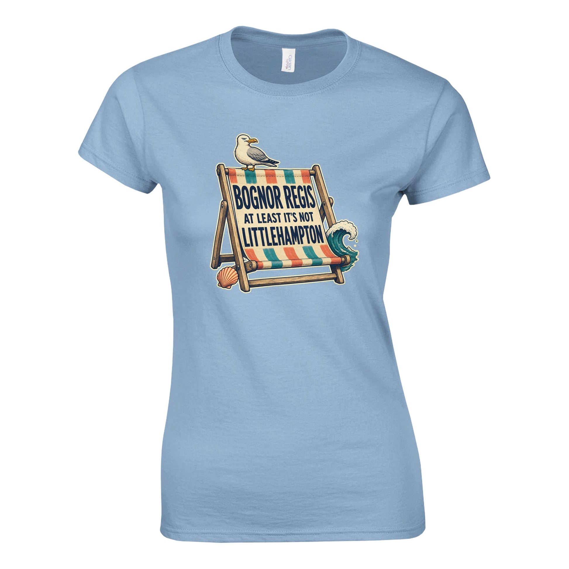 Bognor Regis — At Least It's Not Littlehampton Women's T-shirt — product view 4