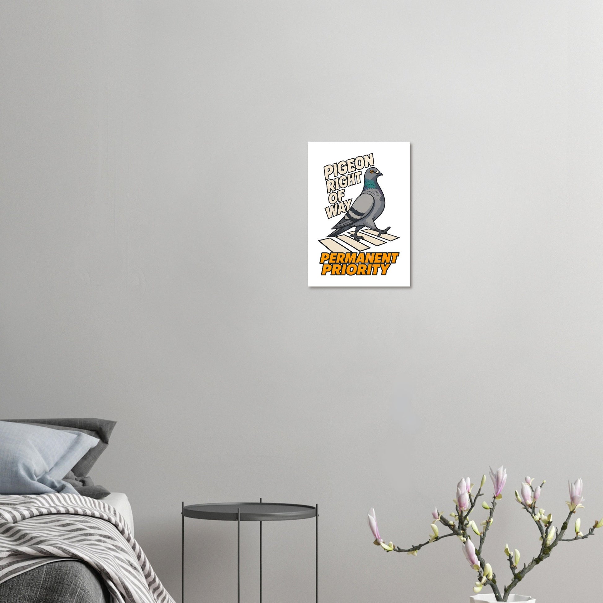 Pigeon Right of Way Poster — product view 7