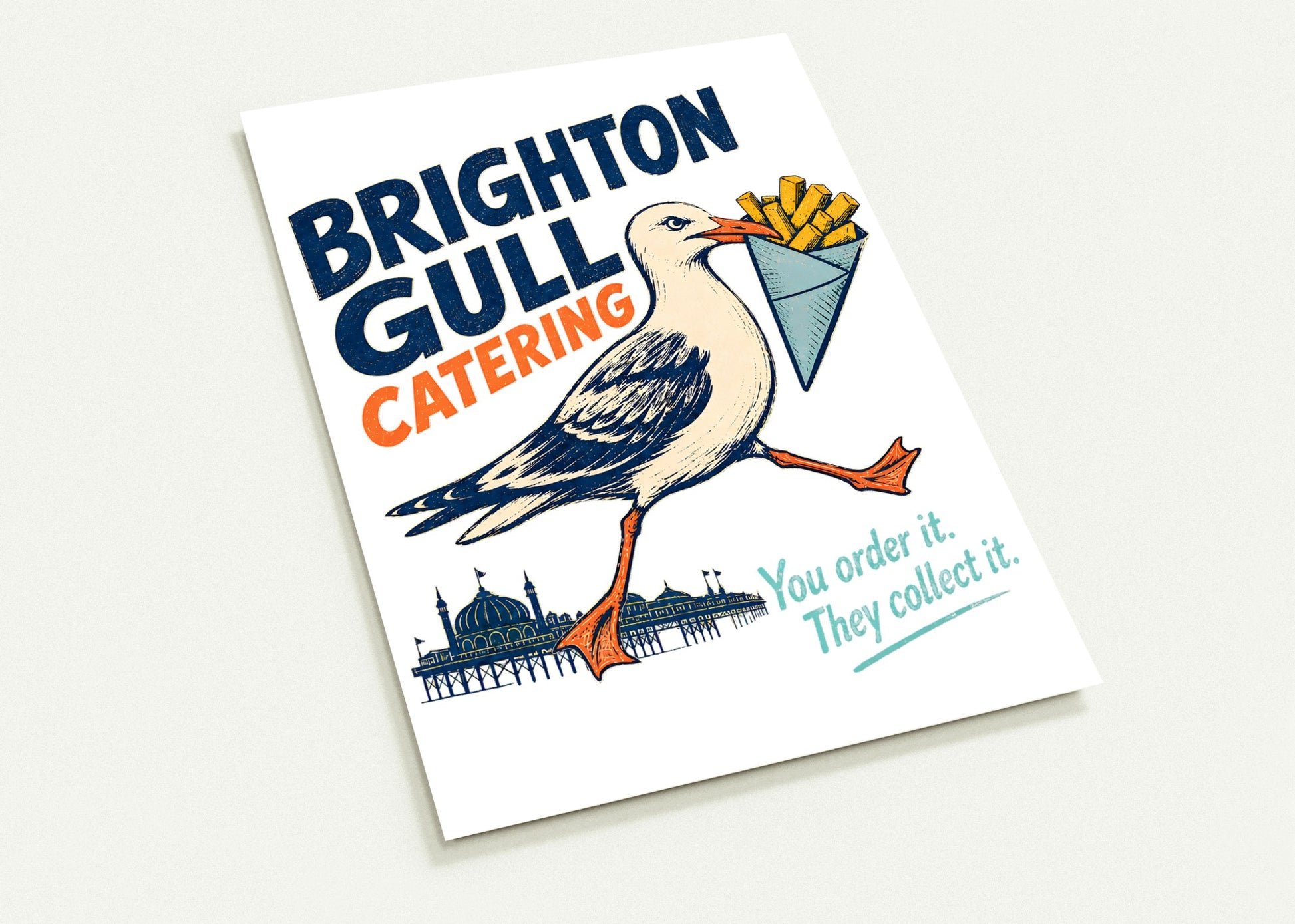 Brighton Gull Catering - You Order It, They Collect It Postcard Pack — product view 2