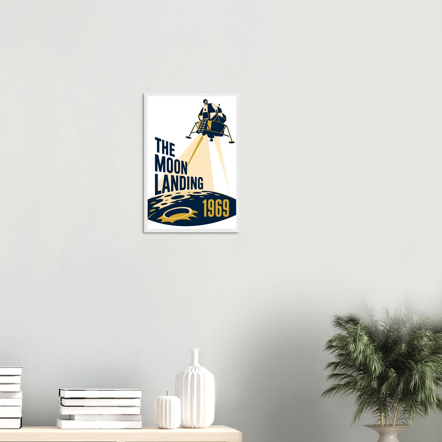 The Moon Landing — 1969 Framed Wall Art — product view 11