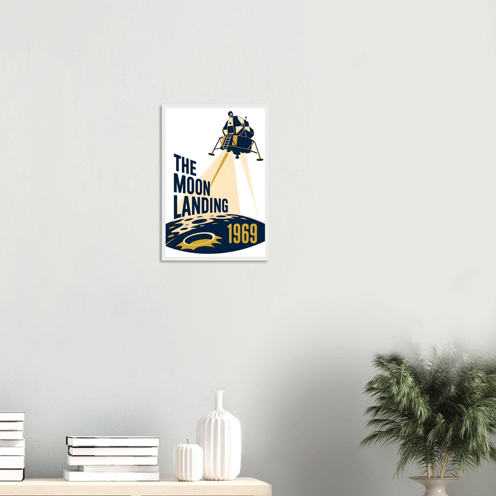 The Moon Landing — 1969 Framed Wall Art — product view 11