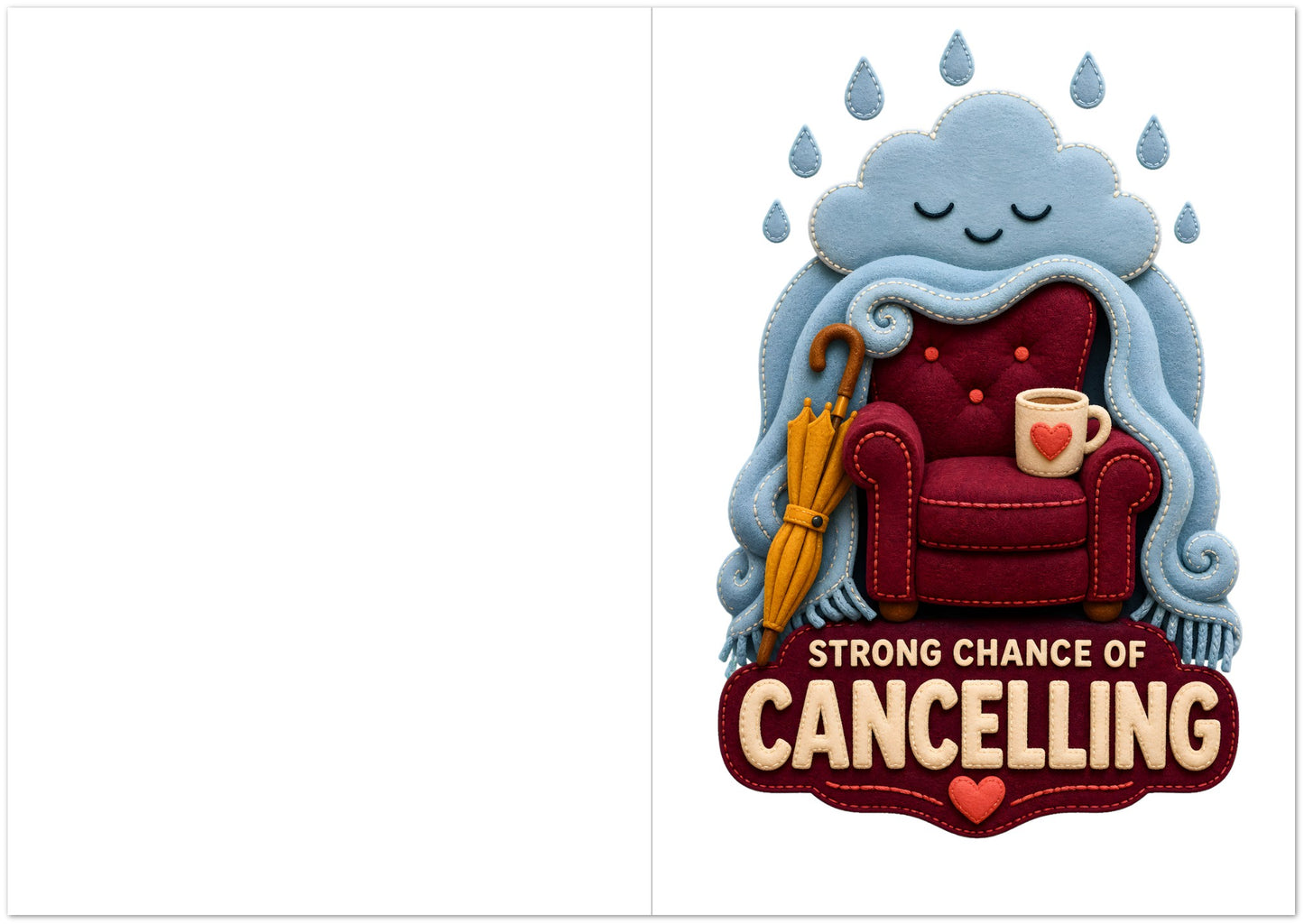 Strong Chance of Cancelling Greeting Card Pack — product view 5