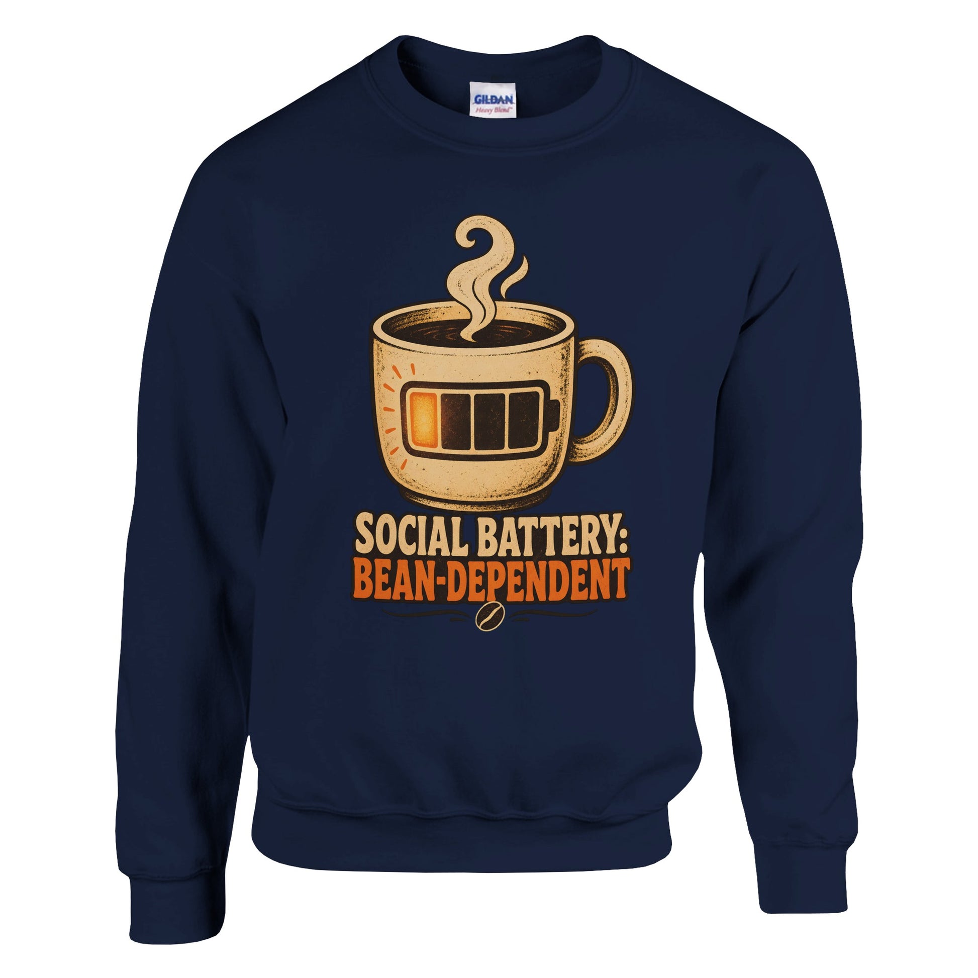 Social Battery: Bean-Dependent Graphic Sweatshirt — product view 13