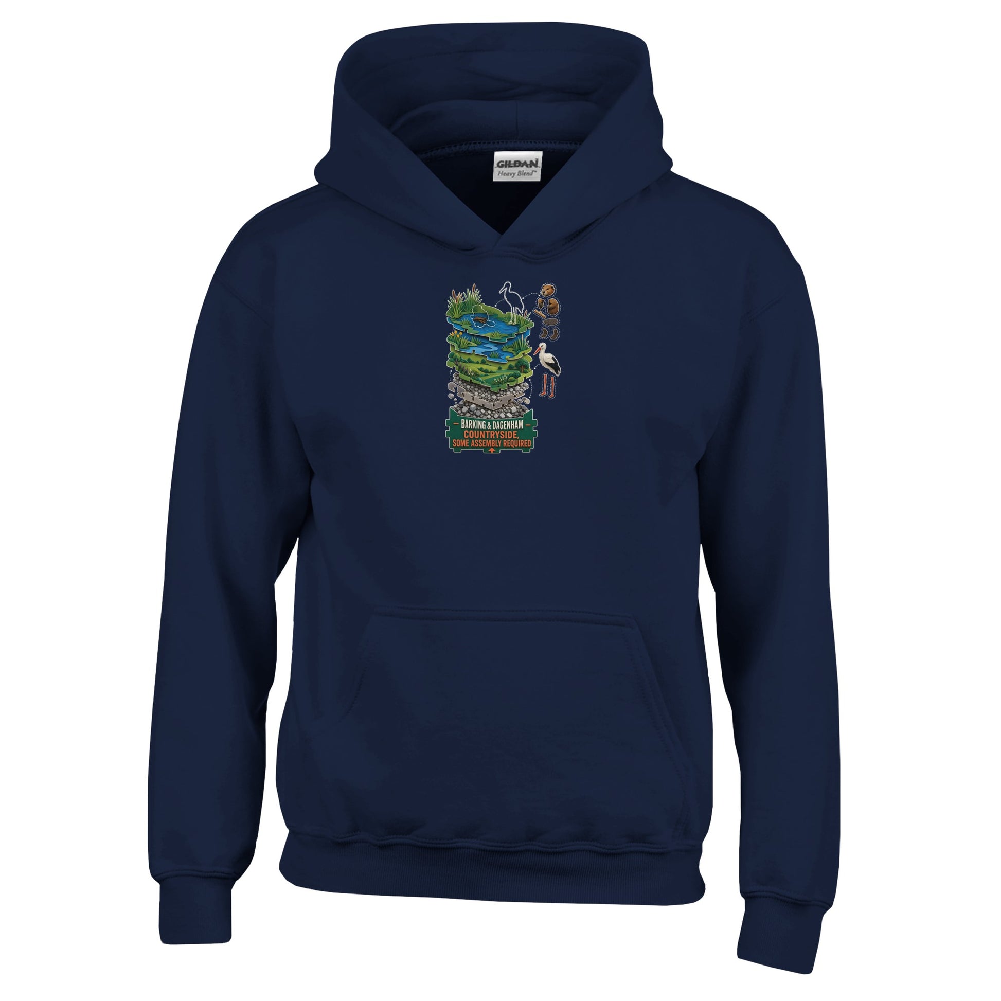 Barking & Dagenham Countryside Kids' Hoodie — product view 7