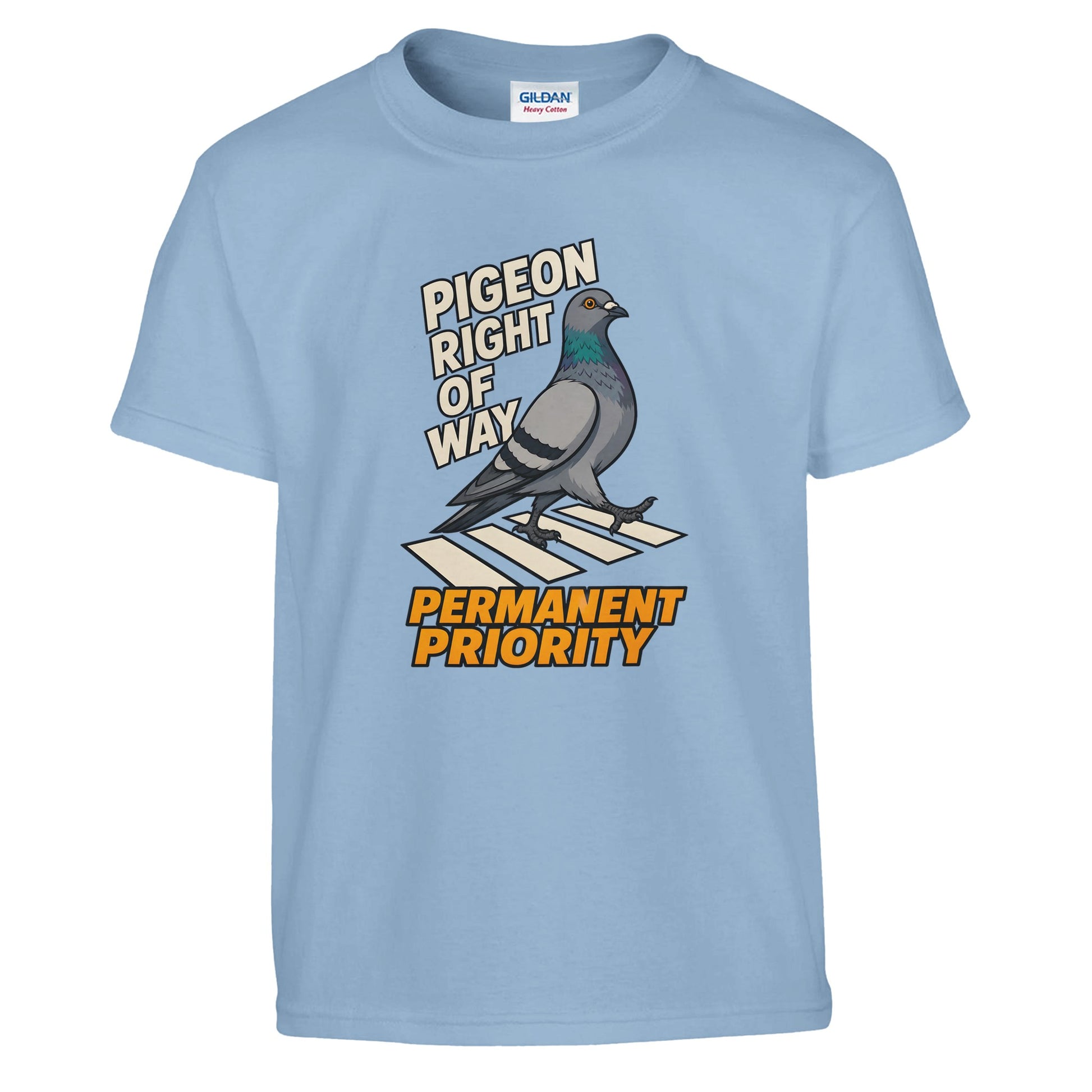 Pigeon Right of Way Kids' T-shirt — product view 3