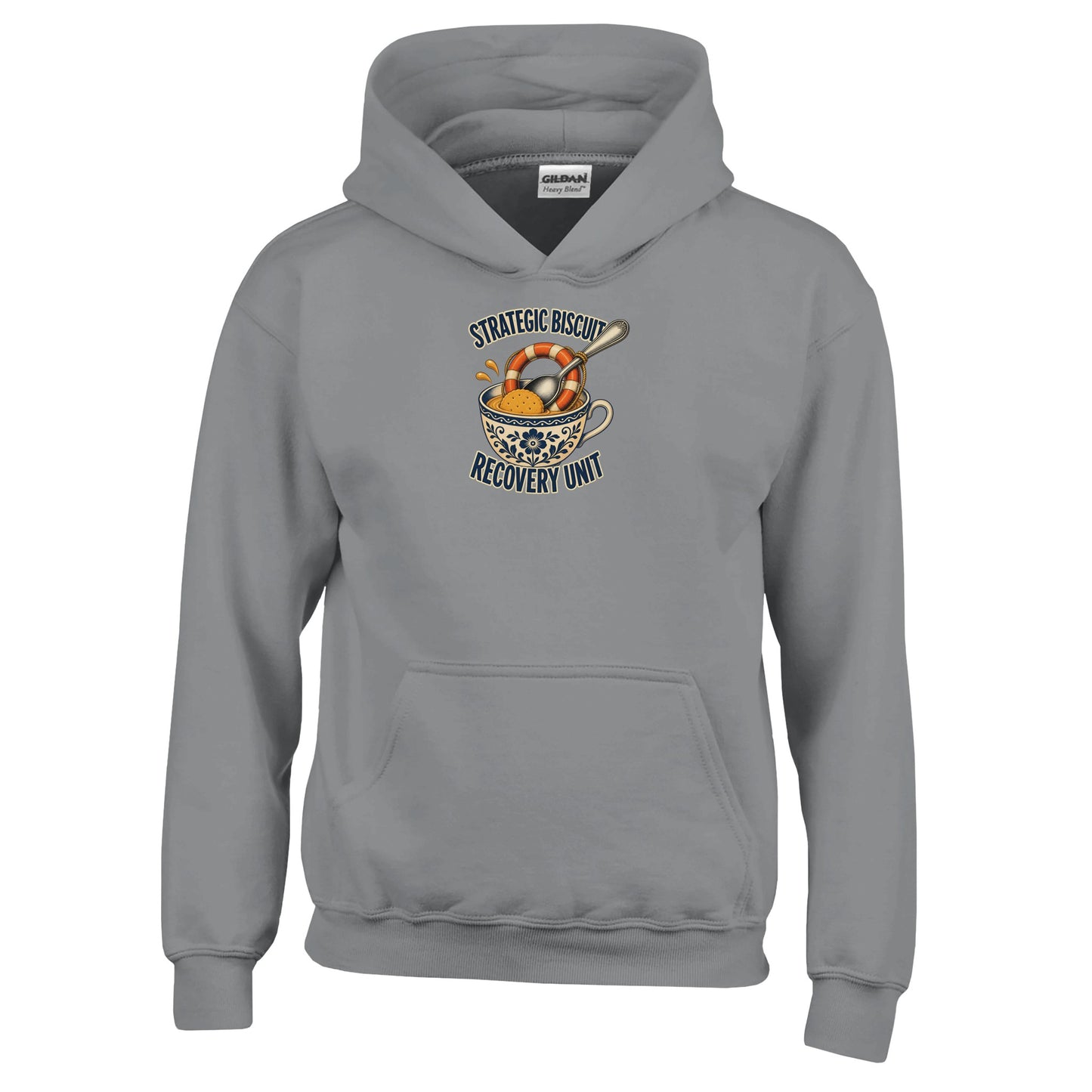 Strategic Biscuit Recovery Unit Kids' Hoodie — product view 13