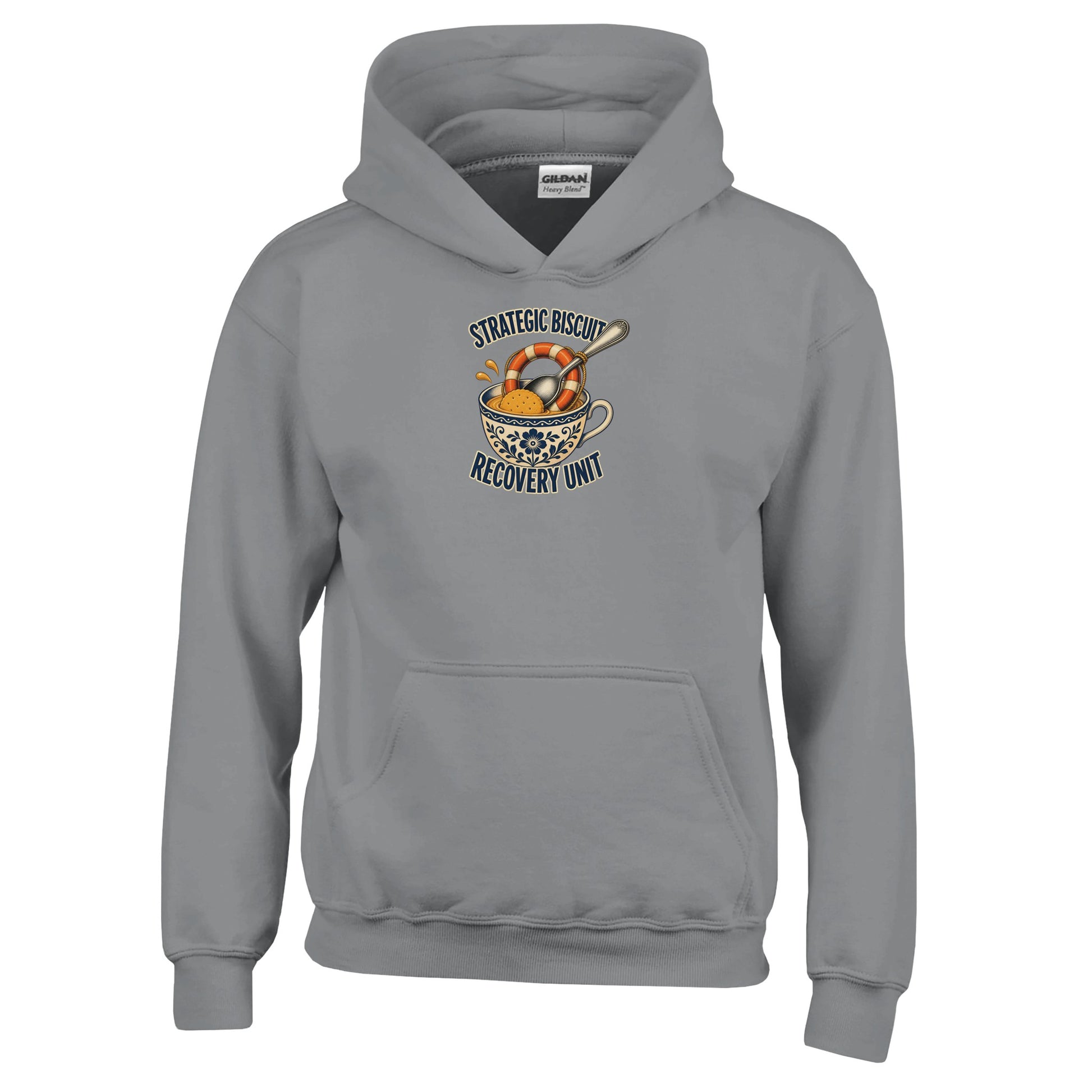 Strategic Biscuit Recovery Unit Kids' Hoodie — product view 13