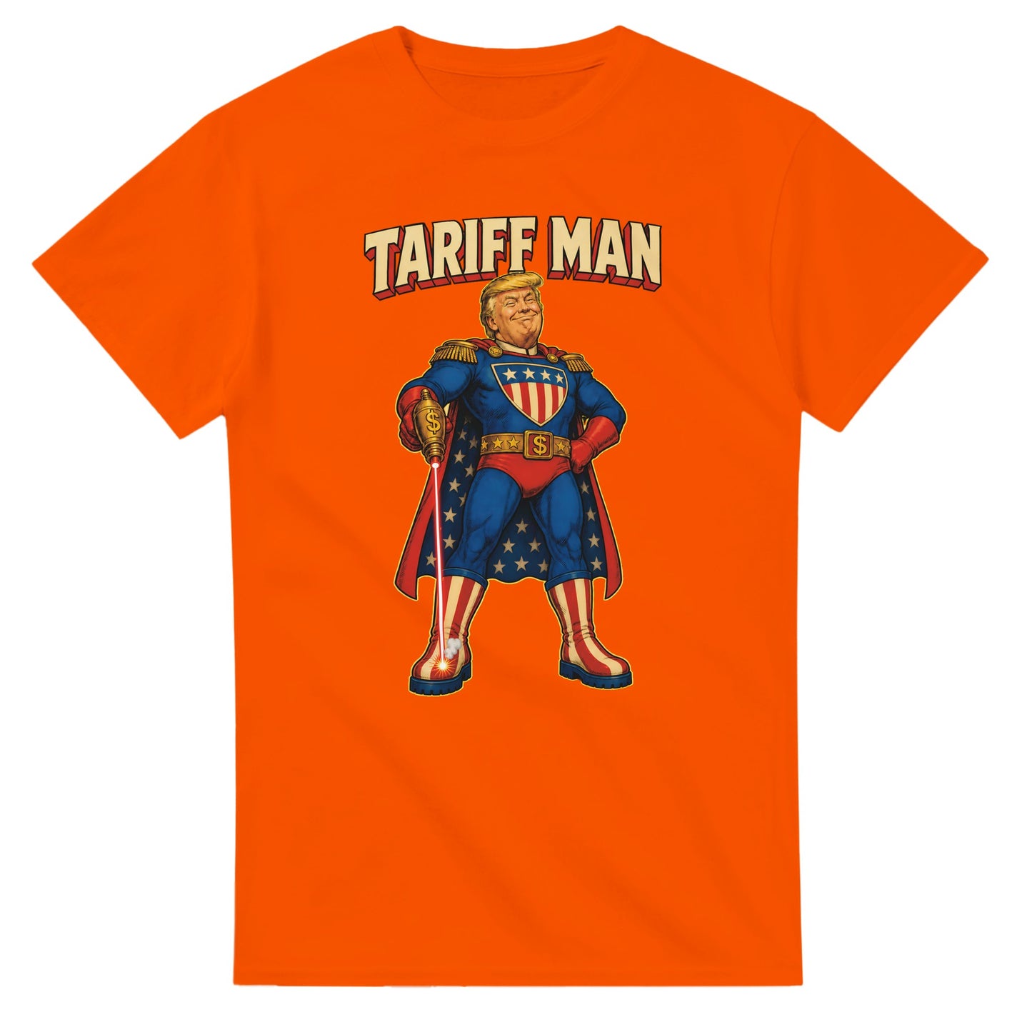 Tariff Man – Self-Shot Satire T-shirt — product view 7