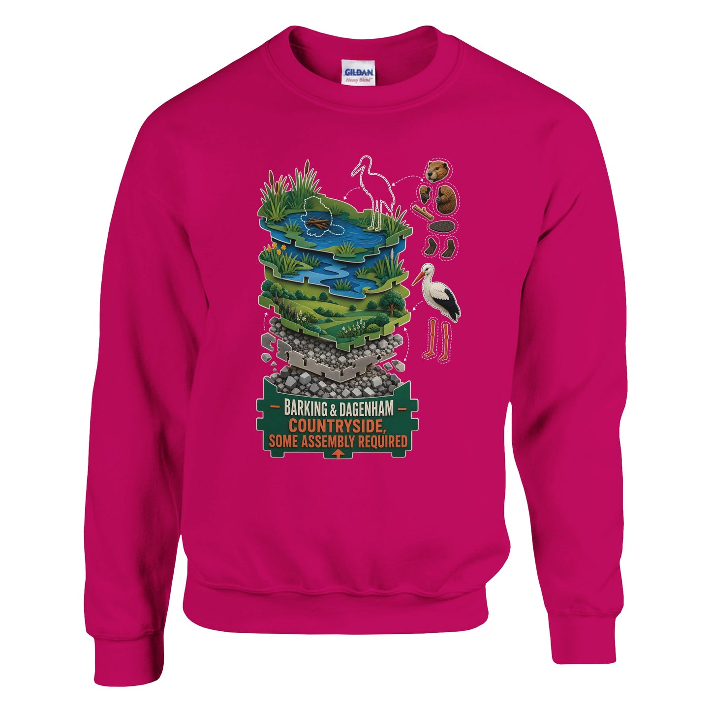 Barking & Dagenham Countryside Sweatshirt — product view 2