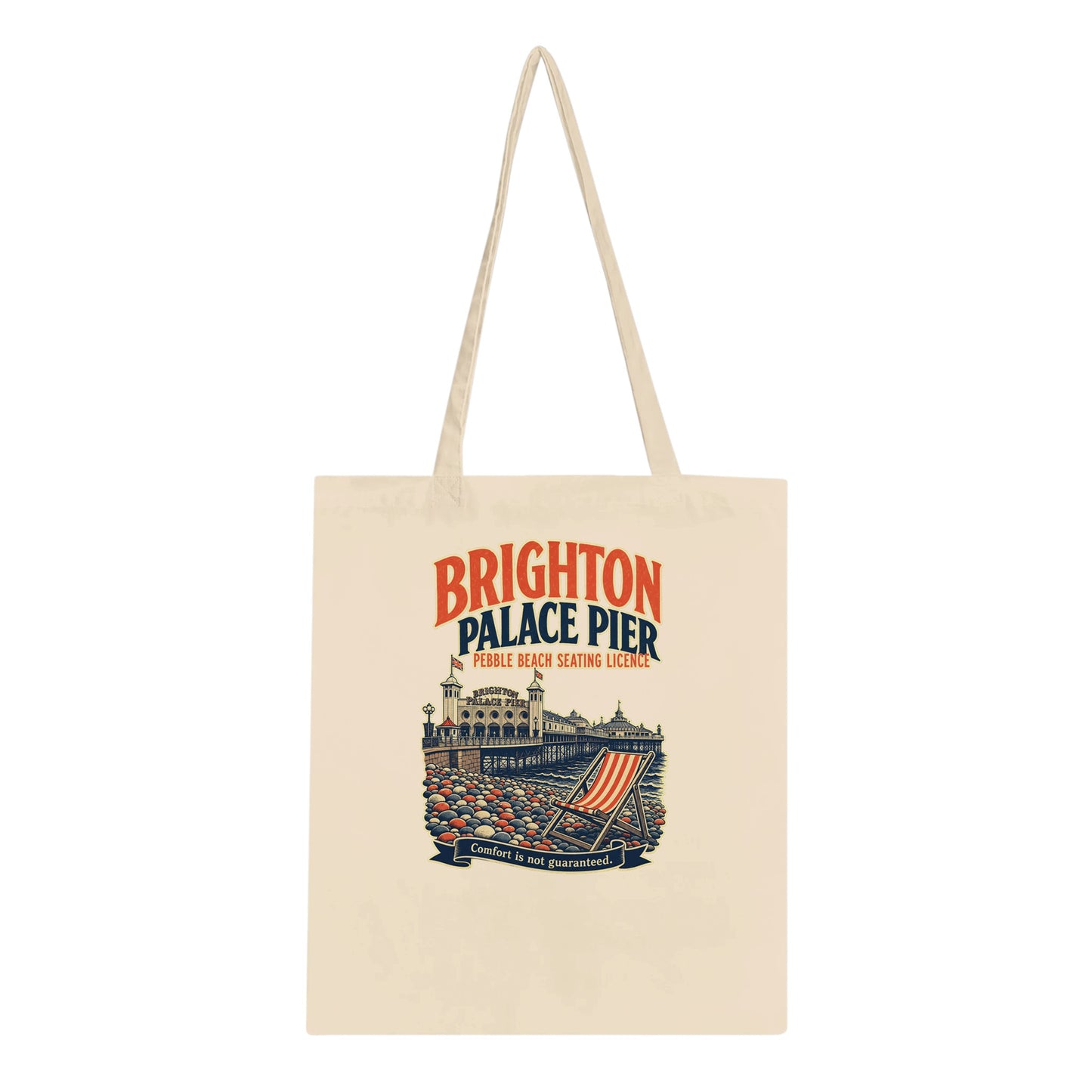Brighton Pebble Beach Seating Licence Tote Bag — product view 1